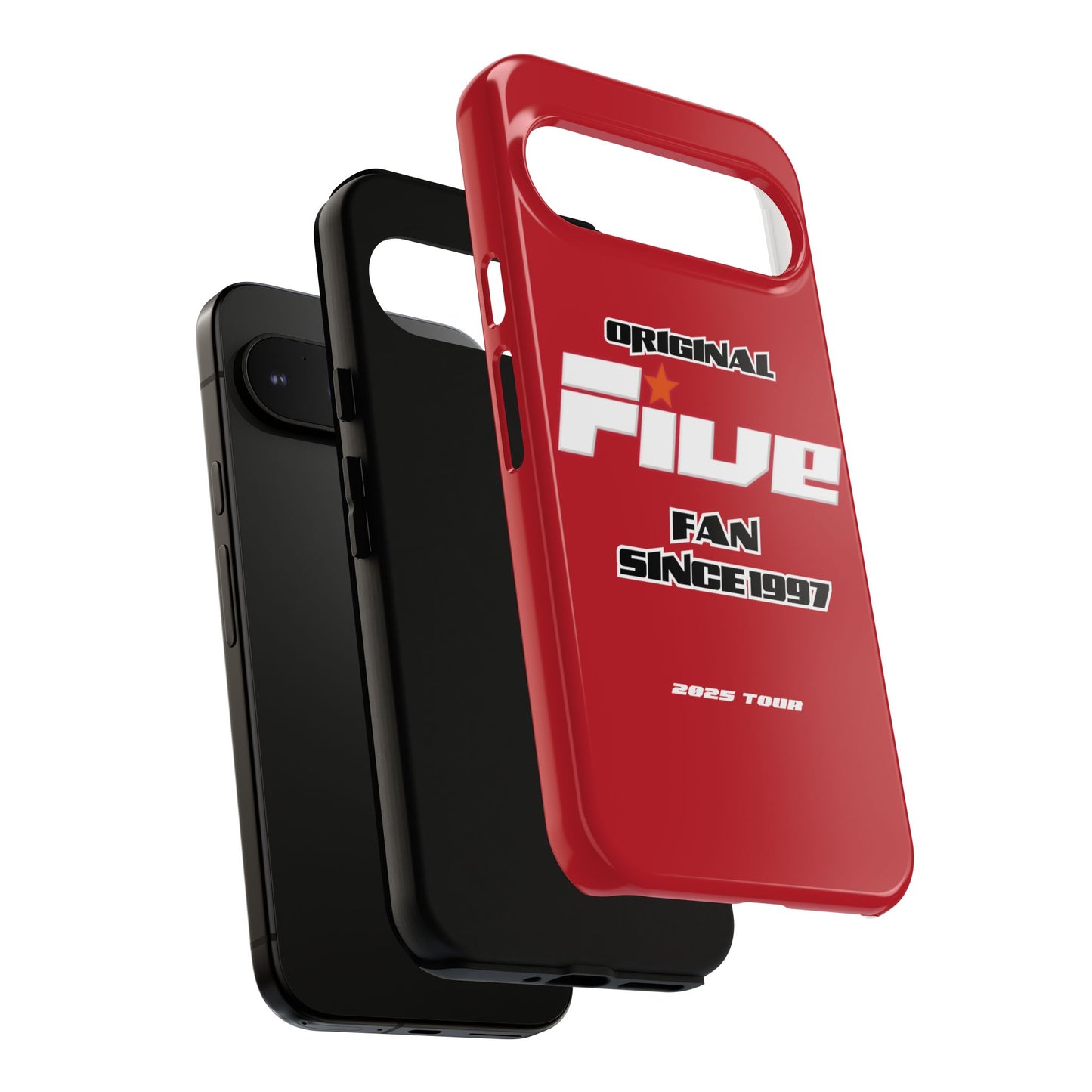 Original Five Fan Tough Case - 2025 Tour Edition unofficial Five boyband 5ive merchandise