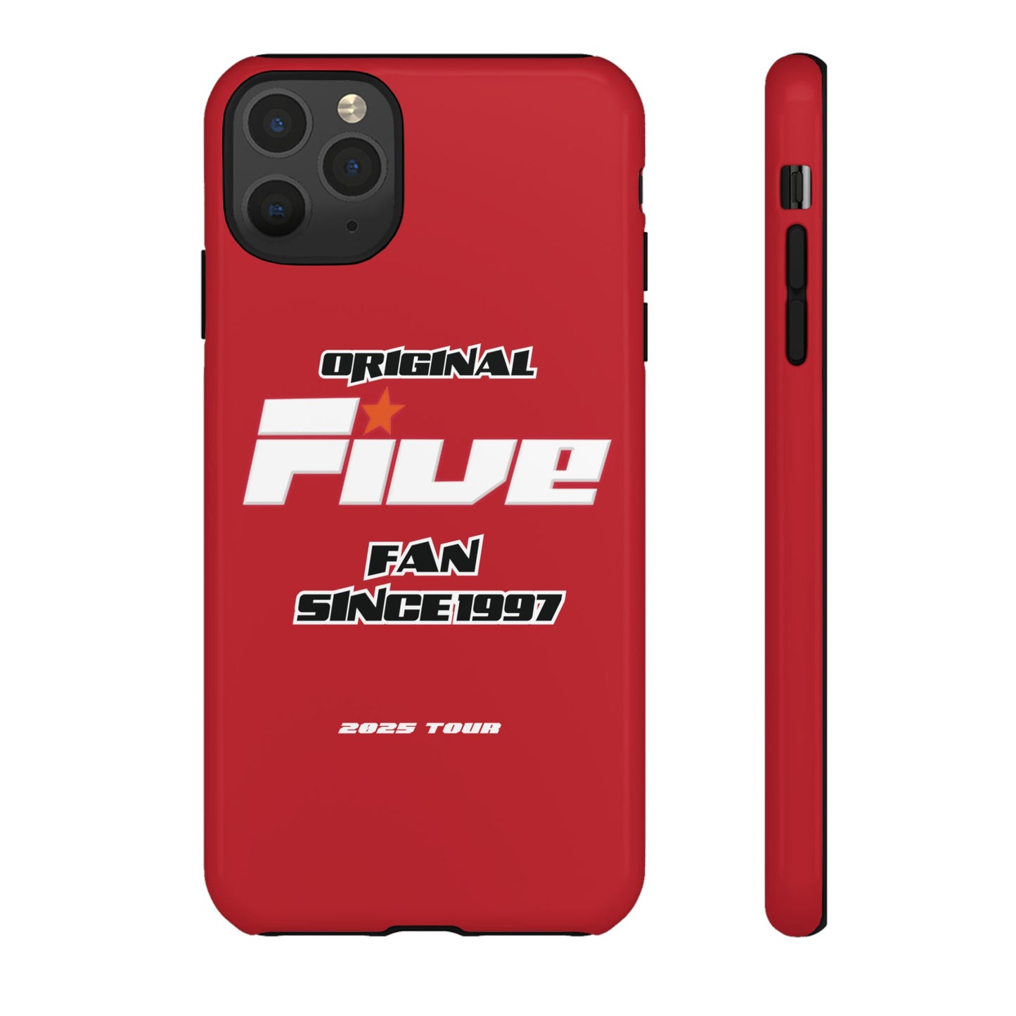 Original Five Fan Tough Case - 2025 Tour Edition unofficial Five boyband 5ive merchandise