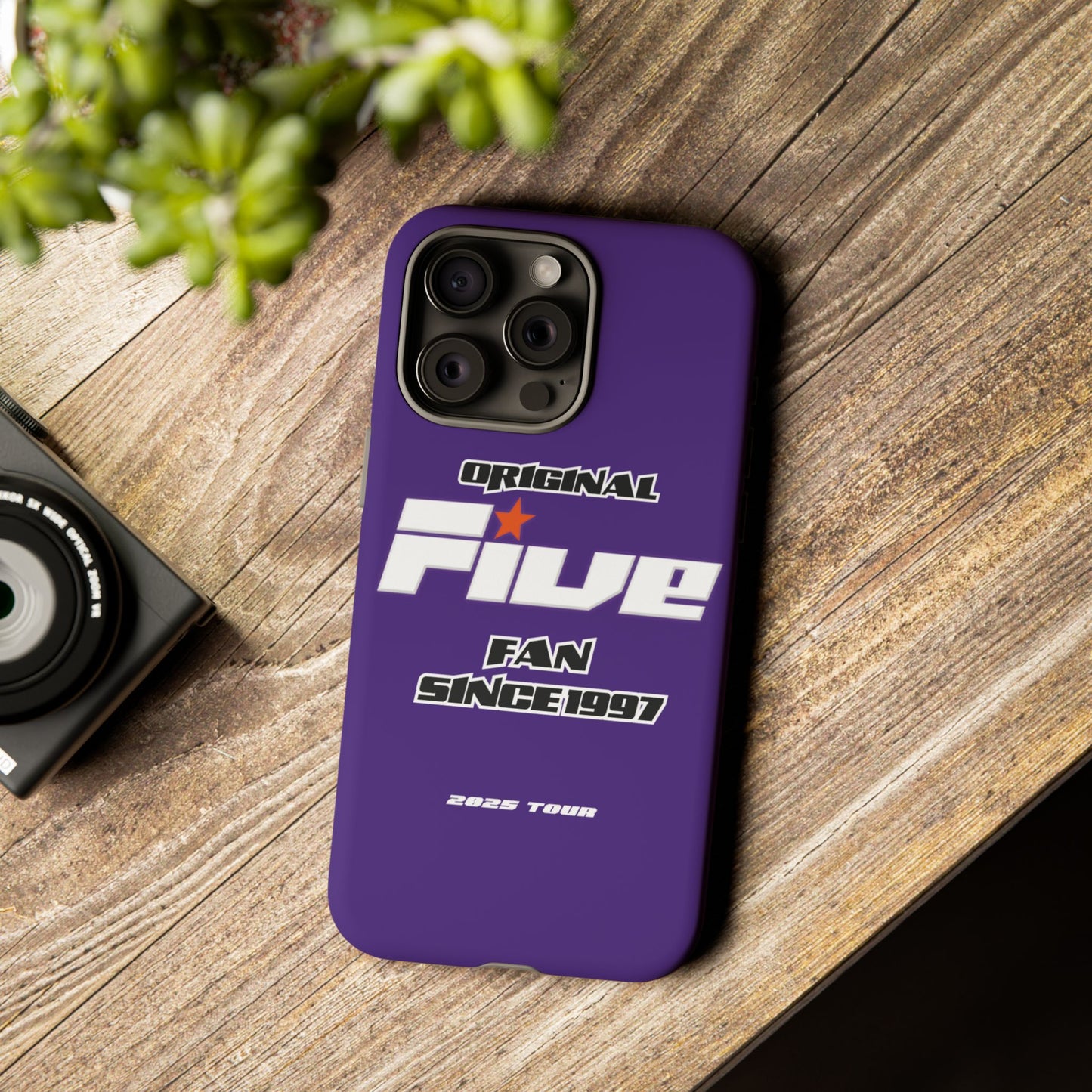 Original Five Fan Tough Case - 2025 Tour Edition unofficial Five boyband 5ive merchandise