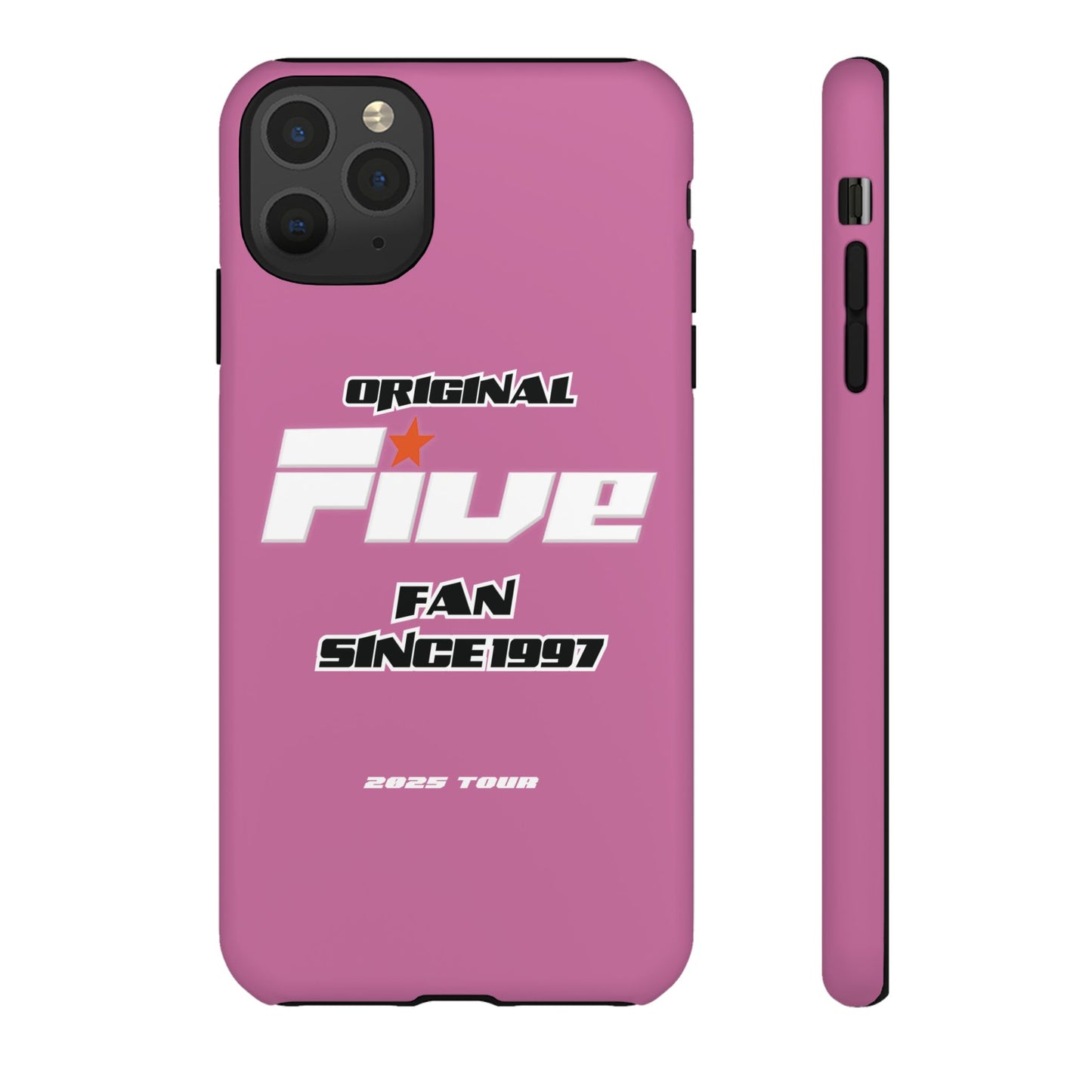 Original Five Fan Tough Case - 2025 Tour Edition unofficial Five boyband 5ive merchandise