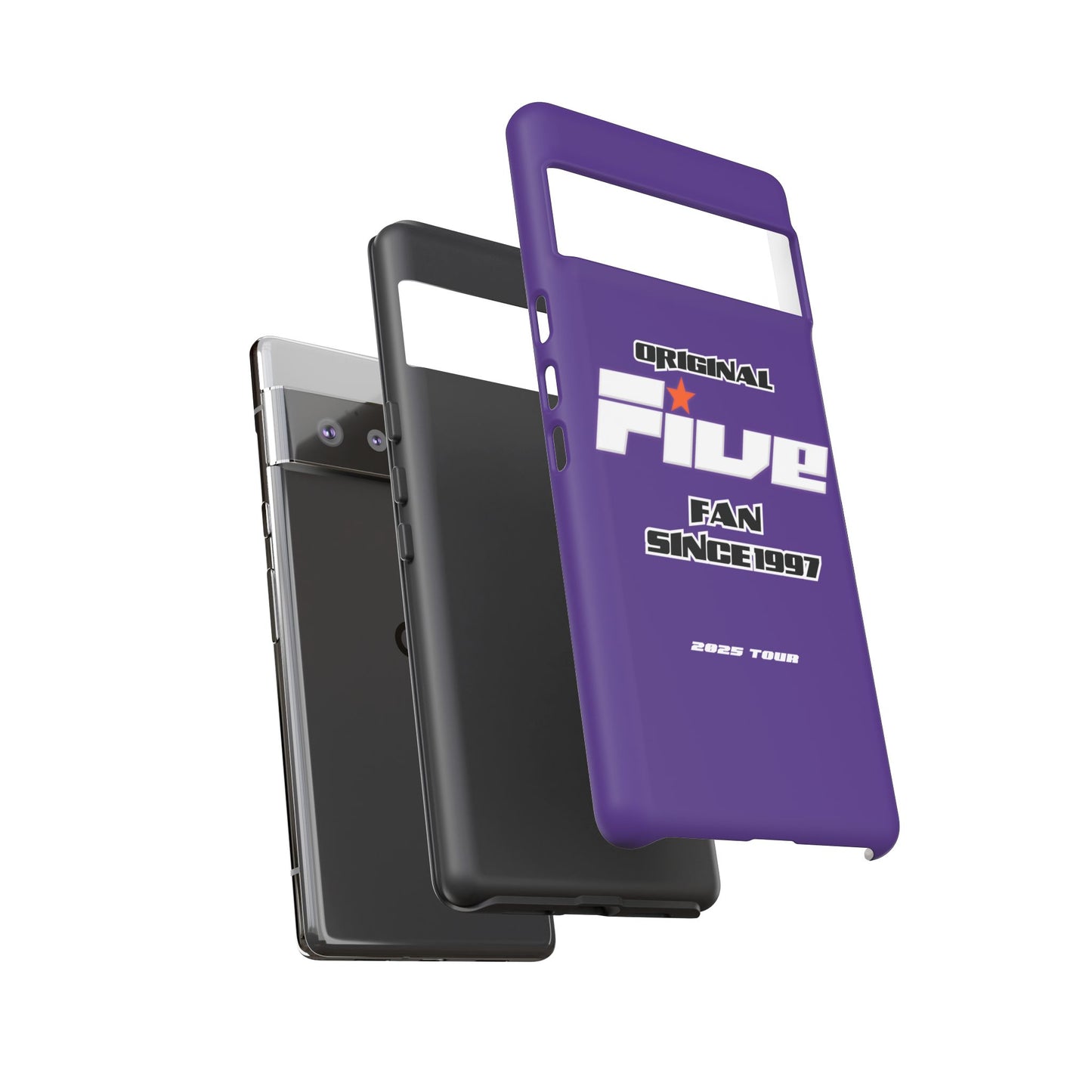 Original Five Fan Tough Case - 2025 Tour Edition unofficial Five boyband 5ive merchandise