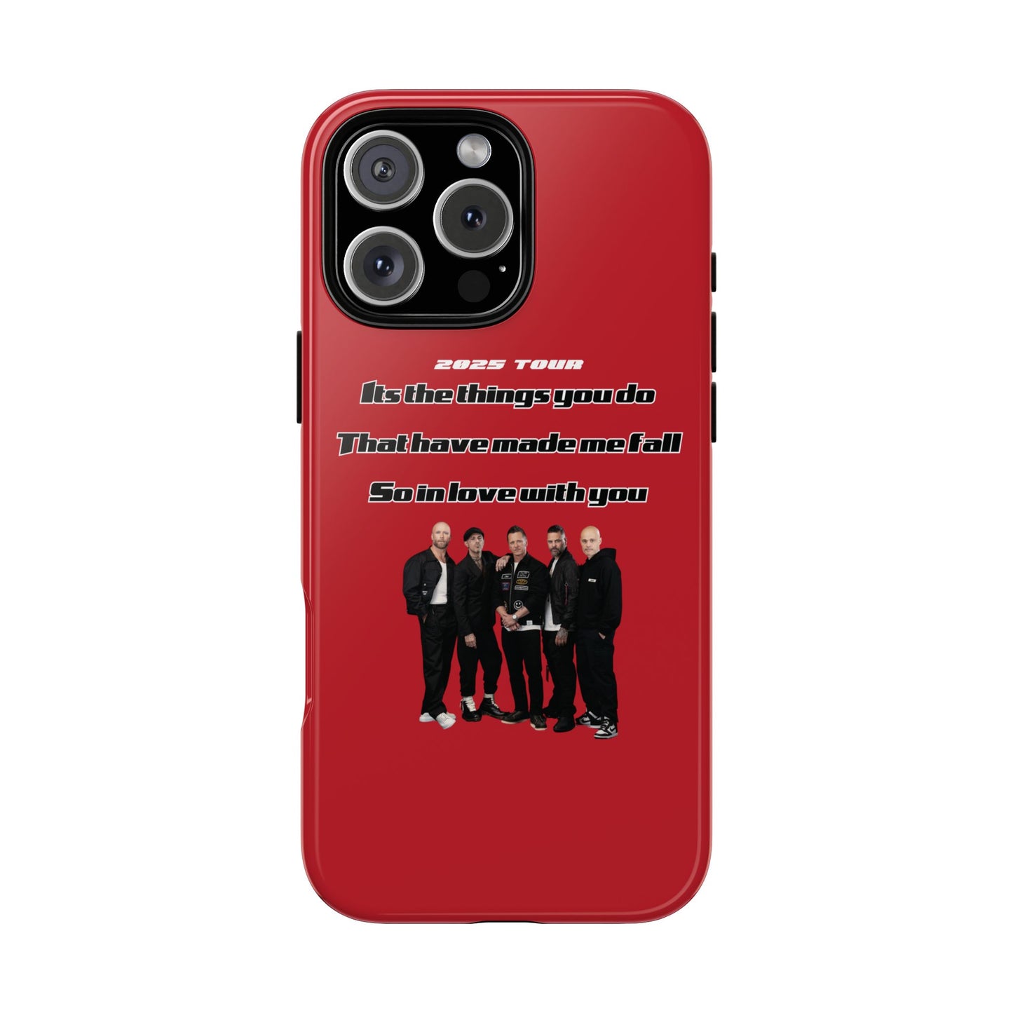 Original Five Fan Tough Case - 2025 Tour Edition unofficial Five boyband 5ive merchandise