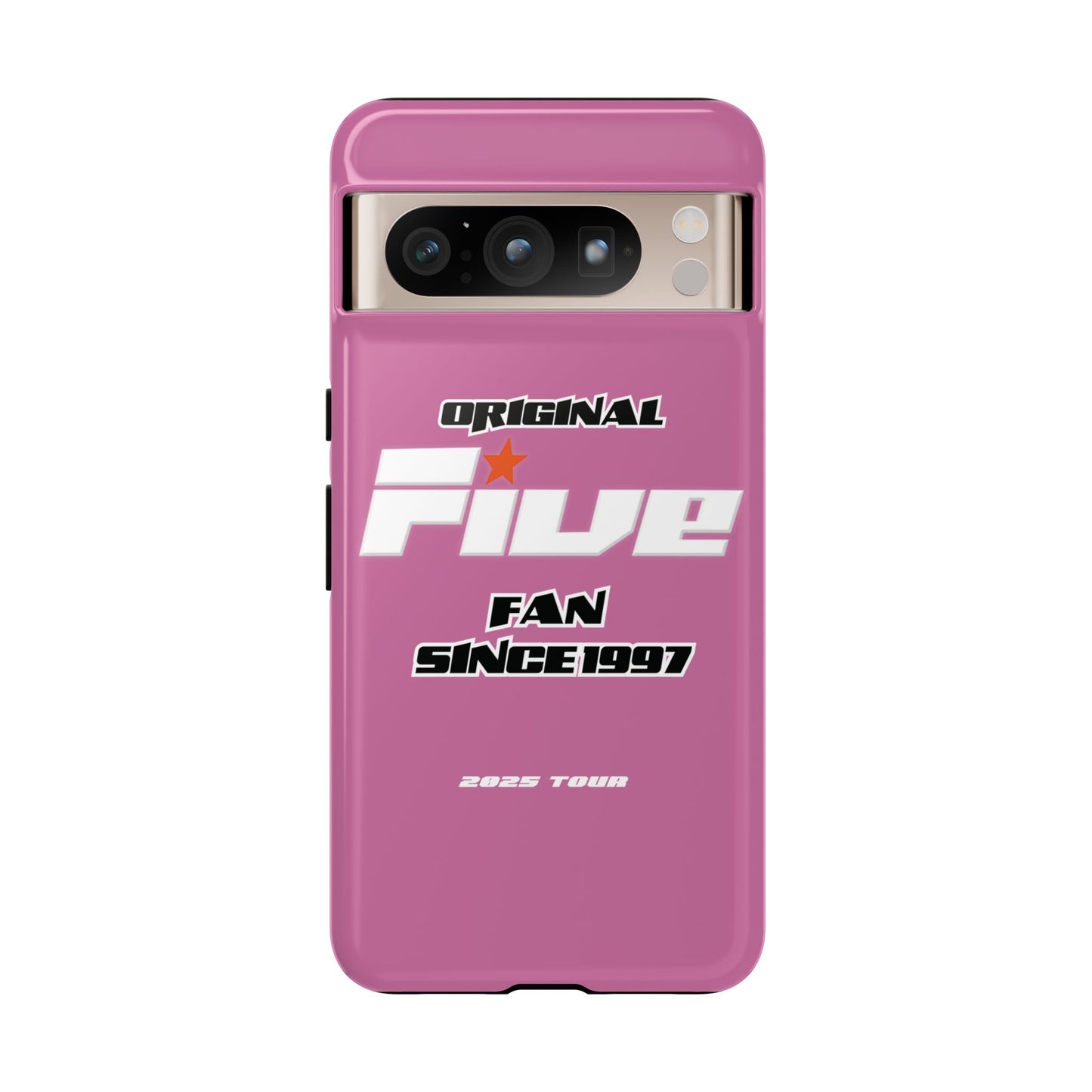 Original Five Fan Tough Case - 2025 Tour Edition unofficial Five boyband 5ive merchandise