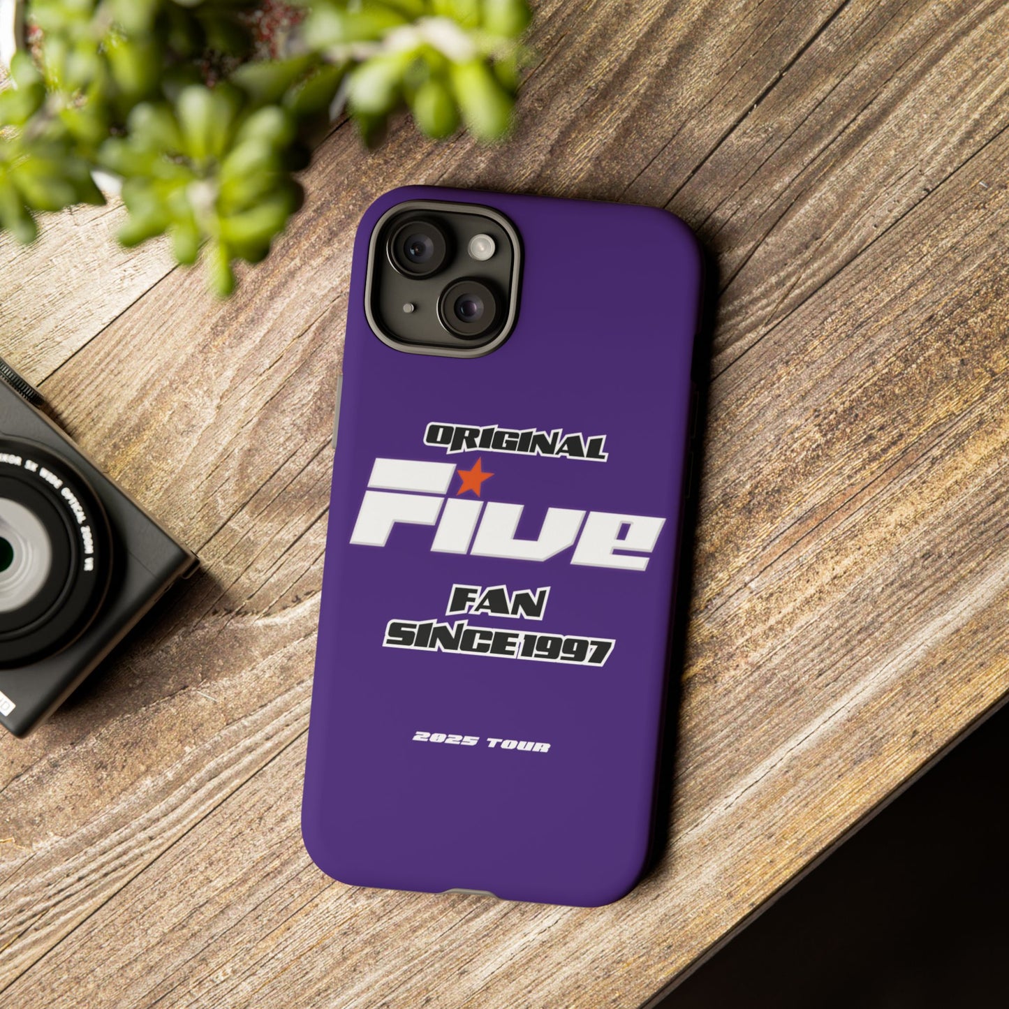 Original Five Fan Tough Case - 2025 Tour Edition unofficial Five boyband 5ive merchandise
