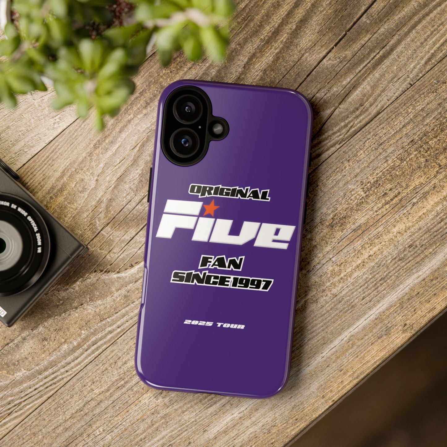 Original Five Fan Tough Case - 2025 Tour Edition unofficial Five boyband 5ive merchandise