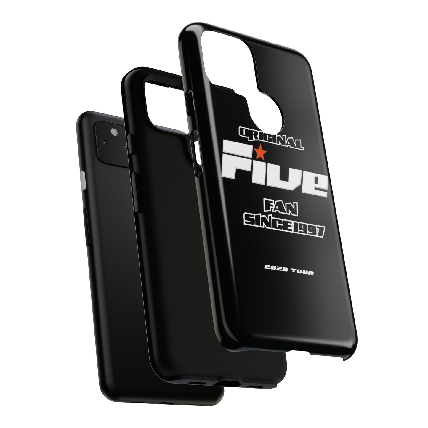 Original Five Fan Tough Case - 2025 Tour Edition unofficial Five boyband 5ive merchandise