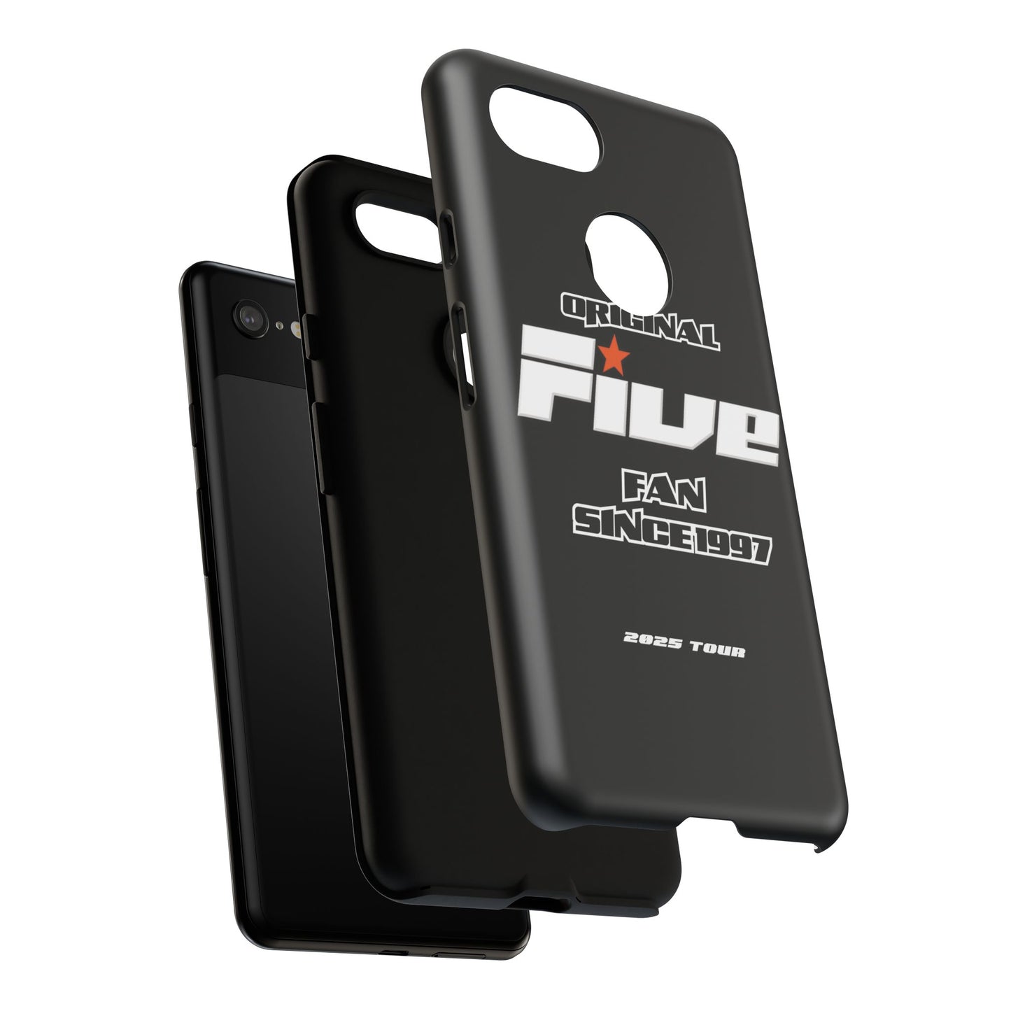 Original Five Fan Tough Case - 2025 Tour Edition unofficial Five boyband 5ive merchandise