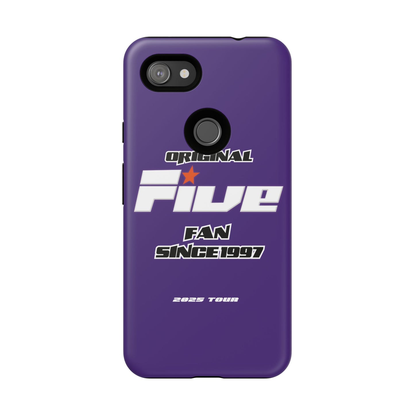 Original Five Fan Tough Case - 2025 Tour Edition unofficial Five boyband 5ive merchandise