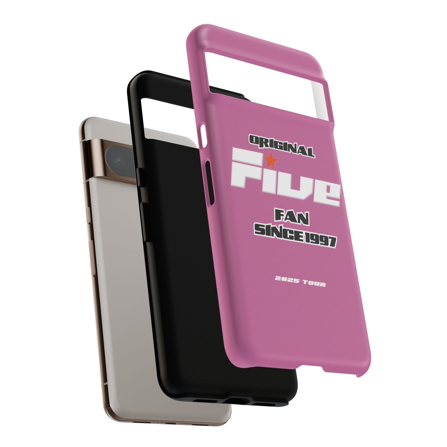 Original Five Fan Tough Case - 2025 Tour Edition unofficial Five boyband 5ive merchandise