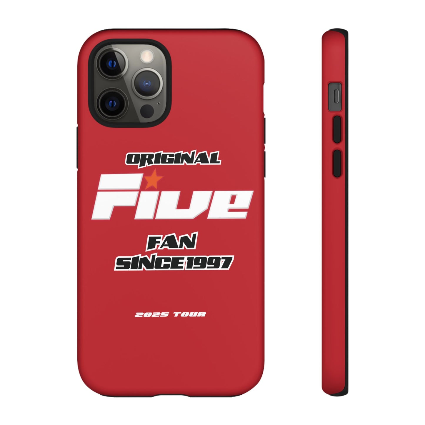 Original Five Fan Tough Case - 2025 Tour Edition unofficial Five boyband 5ive merchandise