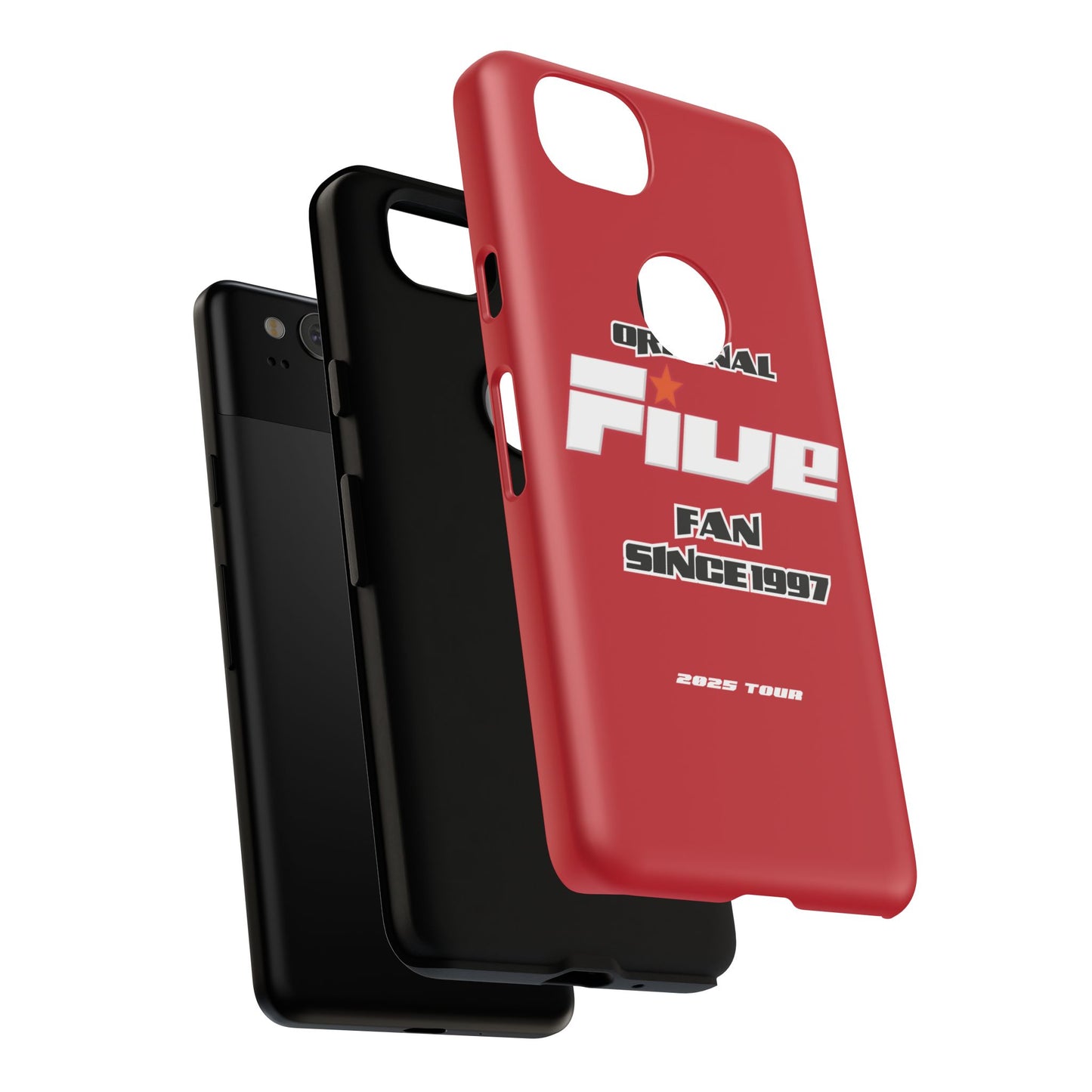 Original Five Fan Tough Case - 2025 Tour Edition unofficial Five boyband 5ive merchandise