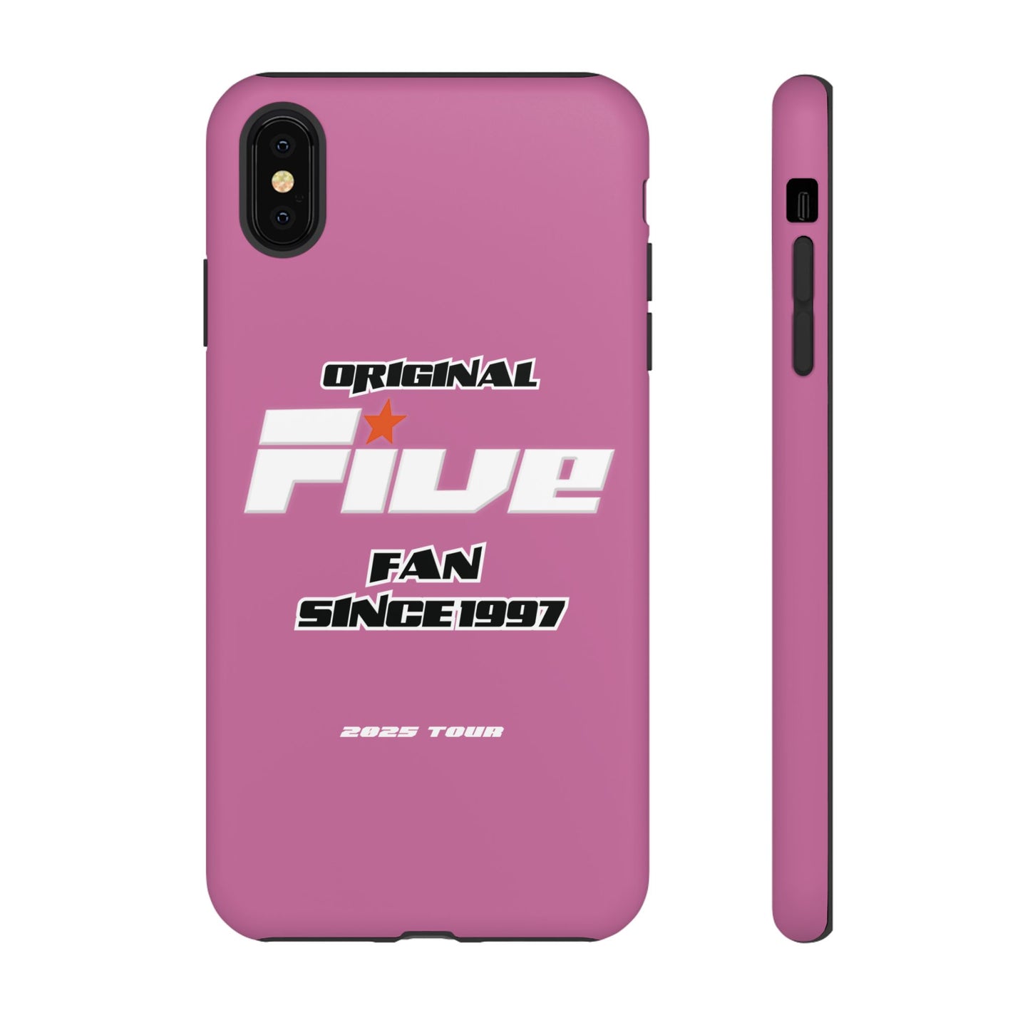 Original Five Fan Tough Case - 2025 Tour Edition unofficial Five boyband 5ive merchandise