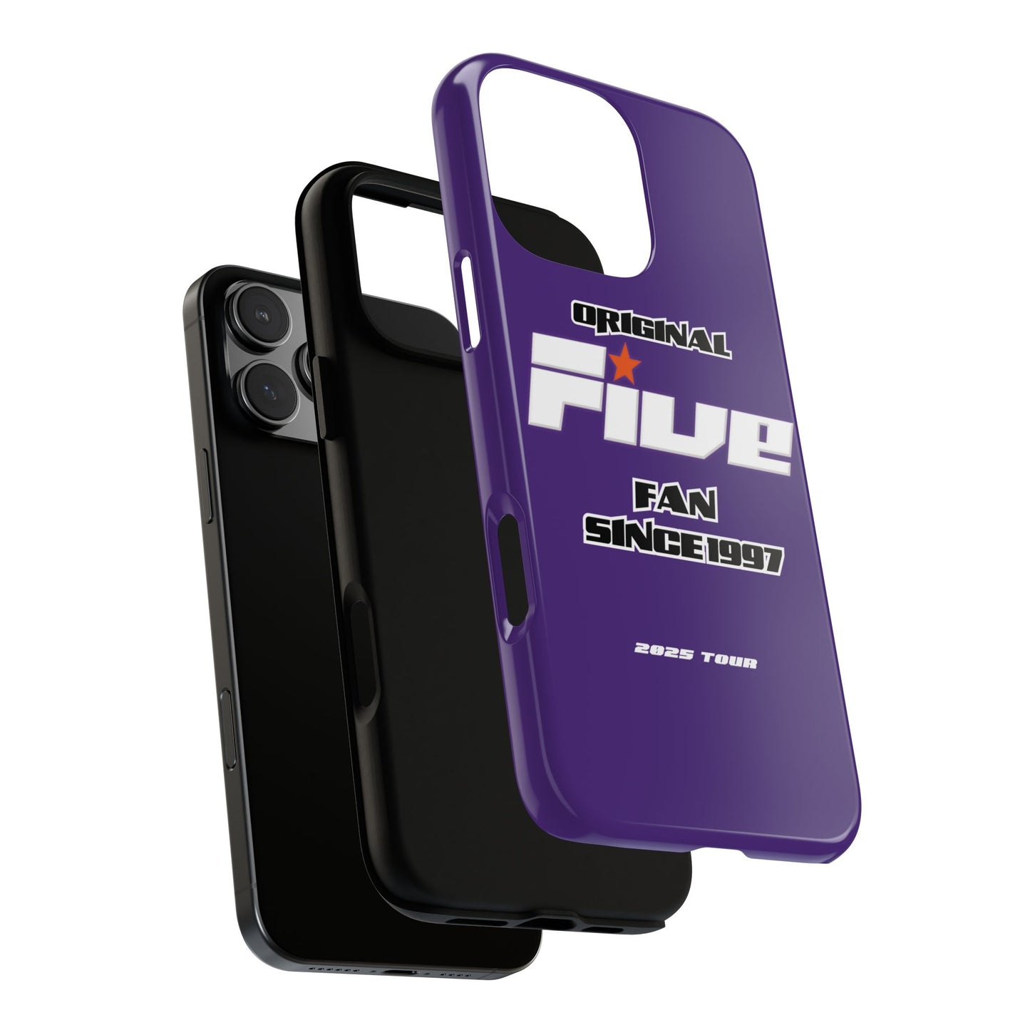 Original Five Fan Tough Case - 2025 Tour Edition unofficial Five boyband 5ive merchandise