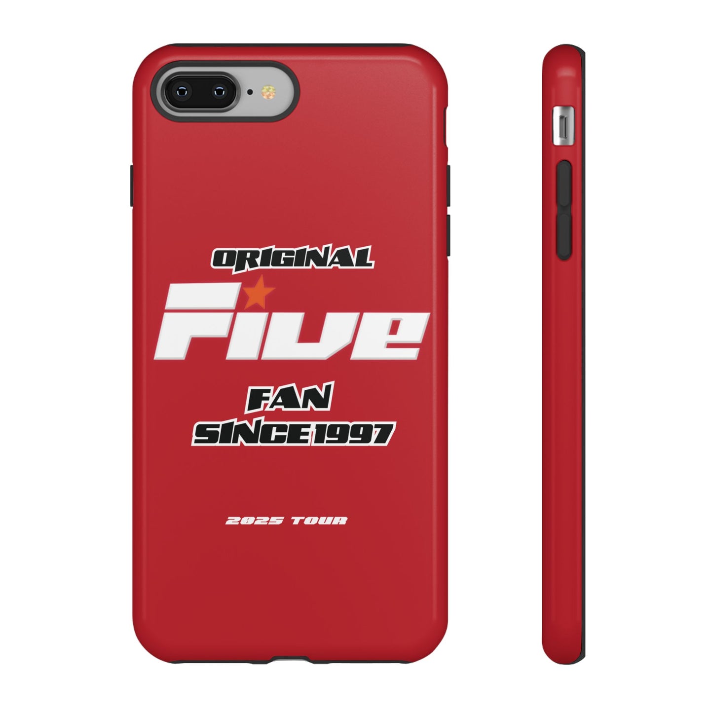Original Five Fan Tough Case - 2025 Tour Edition unofficial Five boyband 5ive merchandise