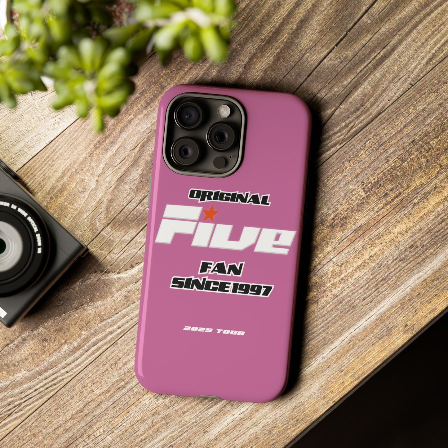 Original Five Fan Tough Case - 2025 Tour Edition unofficial Five boyband 5ive merchandise