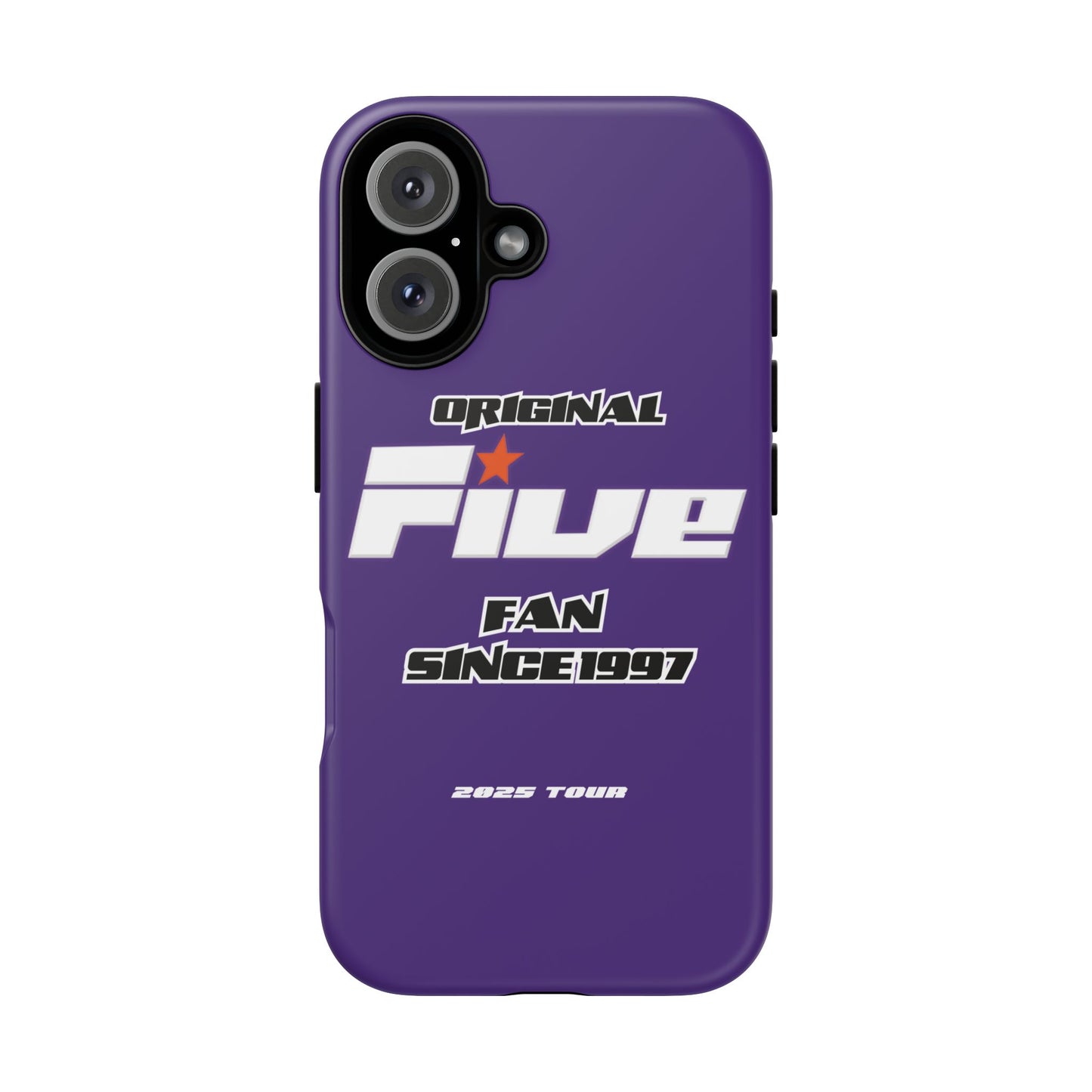 Original Five Fan Tough Case - 2025 Tour Edition unofficial Five boyband 5ive merchandise