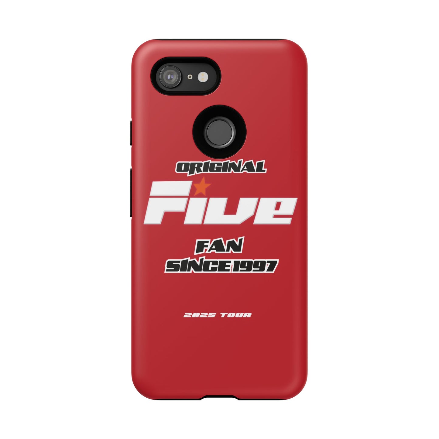 Original Five Fan Tough Case - 2025 Tour Edition unofficial Five boyband 5ive merchandise