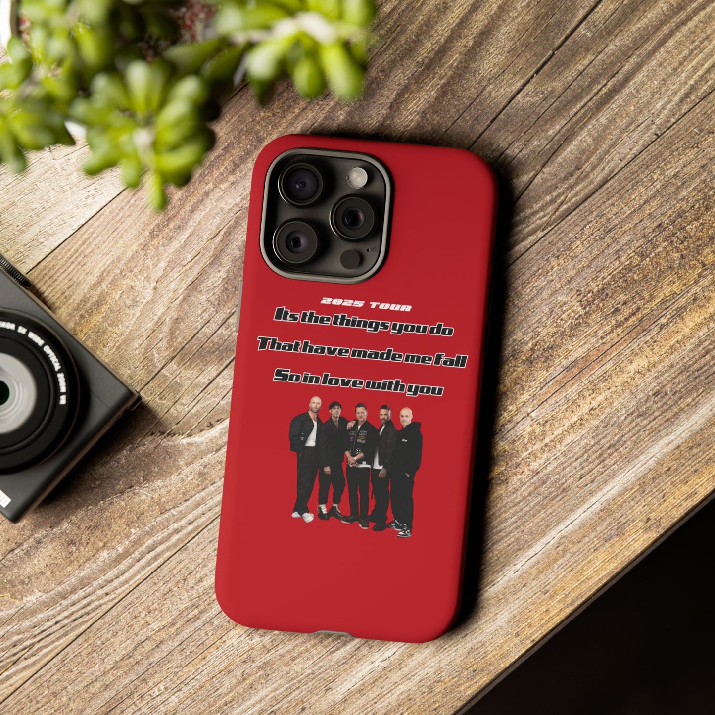 Original Five Fan Tough Case - 2025 Tour Edition unofficial Five boyband 5ive merchandise