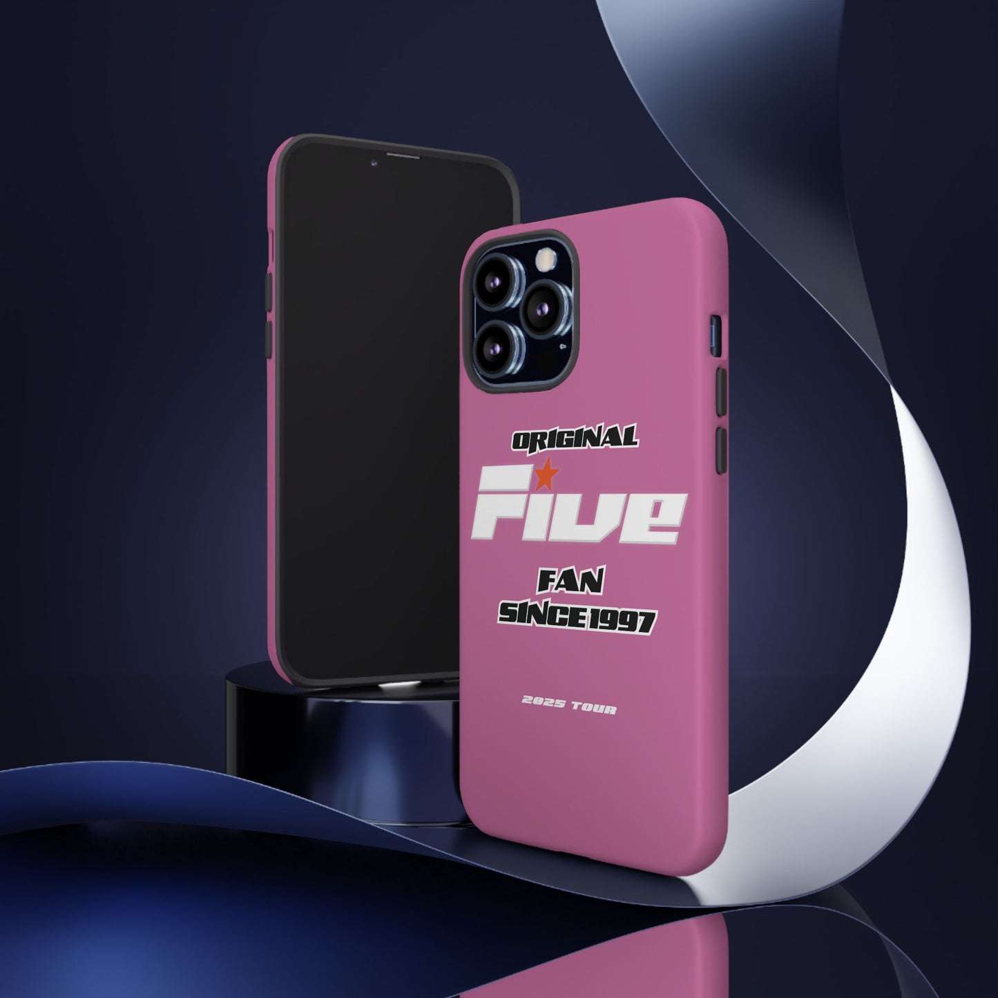 Original Five Fan Tough Case - 2025 Tour Edition unofficial Five boyband 5ive merchandise