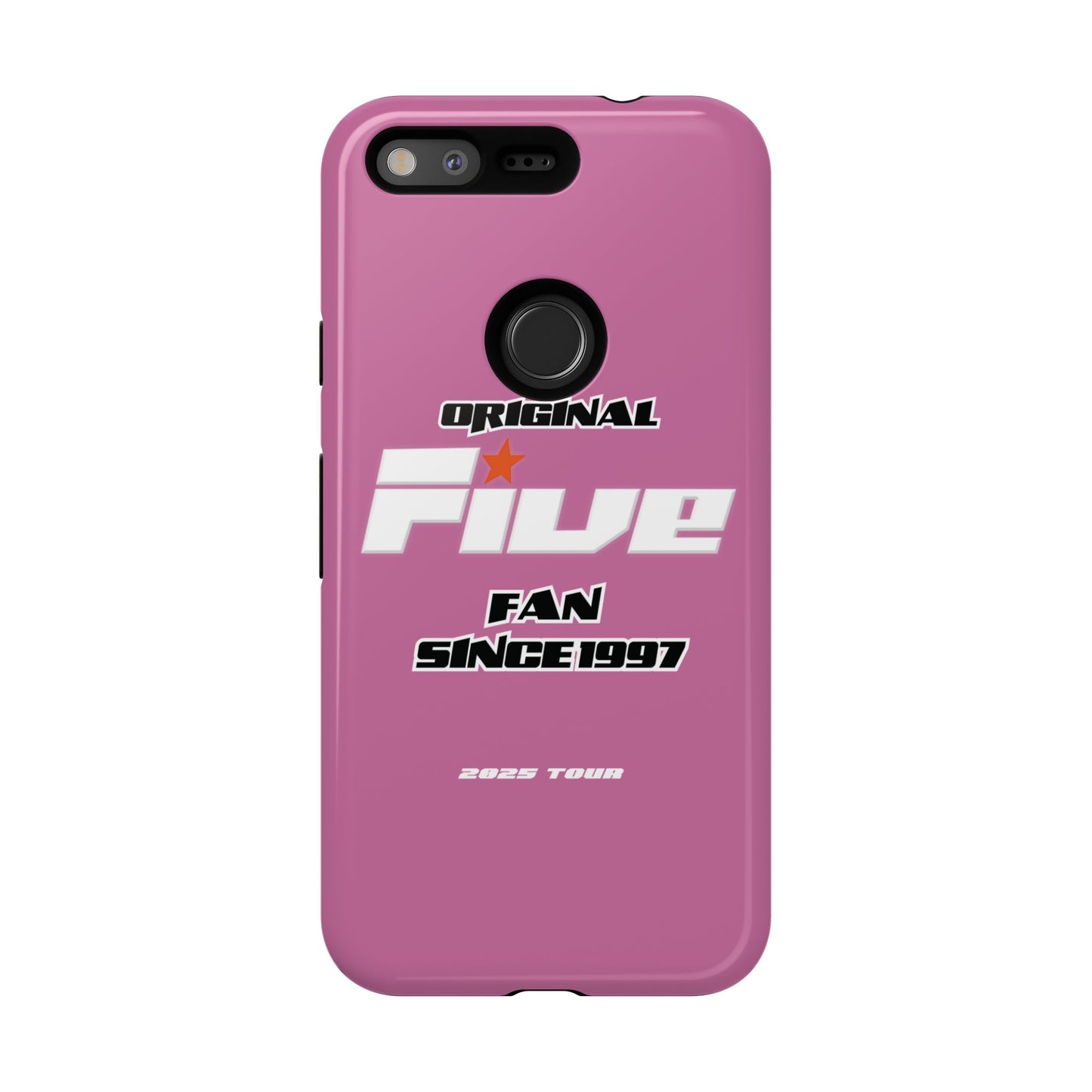 Original Five Fan Tough Case - 2025 Tour Edition unofficial Five boyband 5ive merchandise