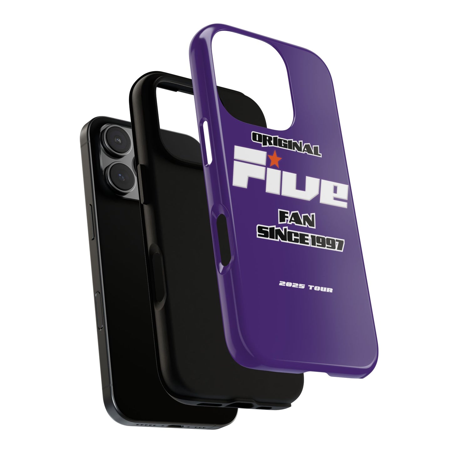 Original Five Fan Tough Case - 2025 Tour Edition unofficial Five boyband 5ive merchandise
