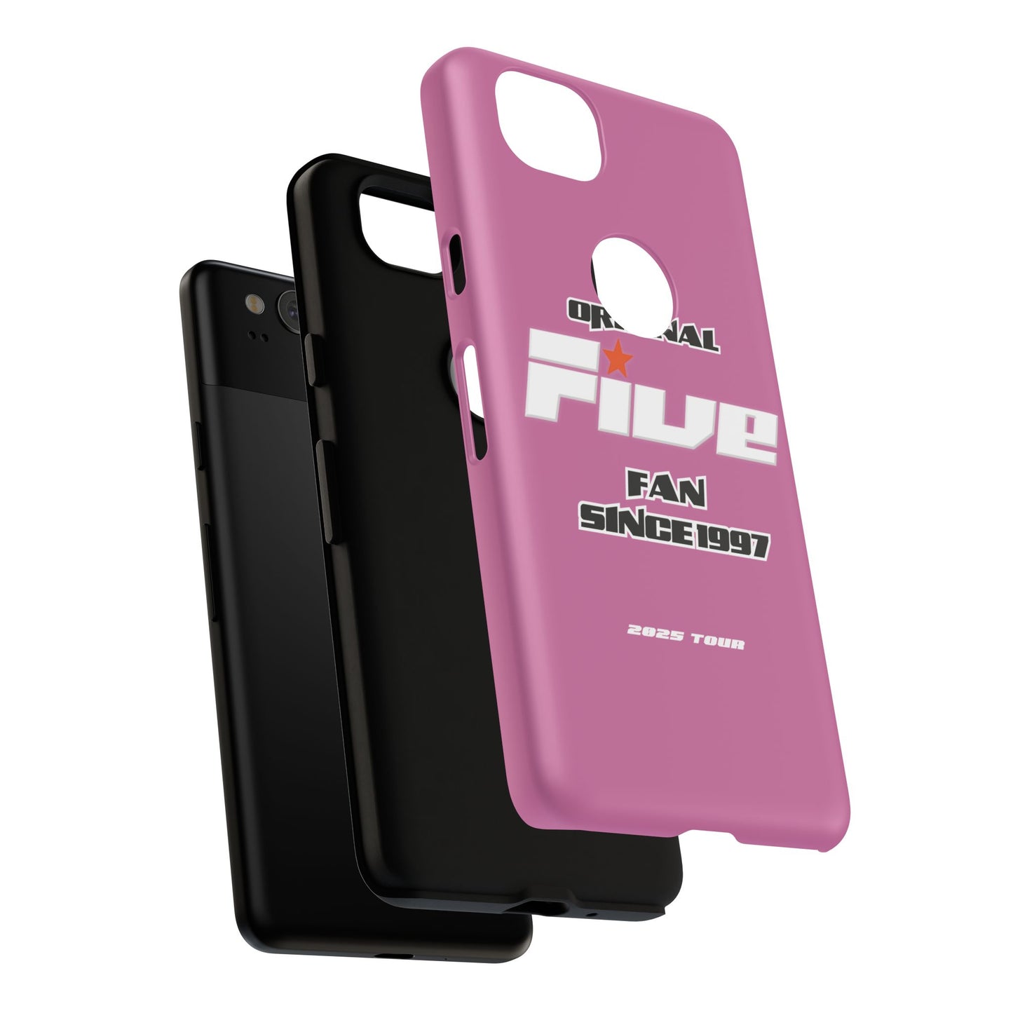 Original Five Fan Tough Case - 2025 Tour Edition unofficial Five boyband 5ive merchandise