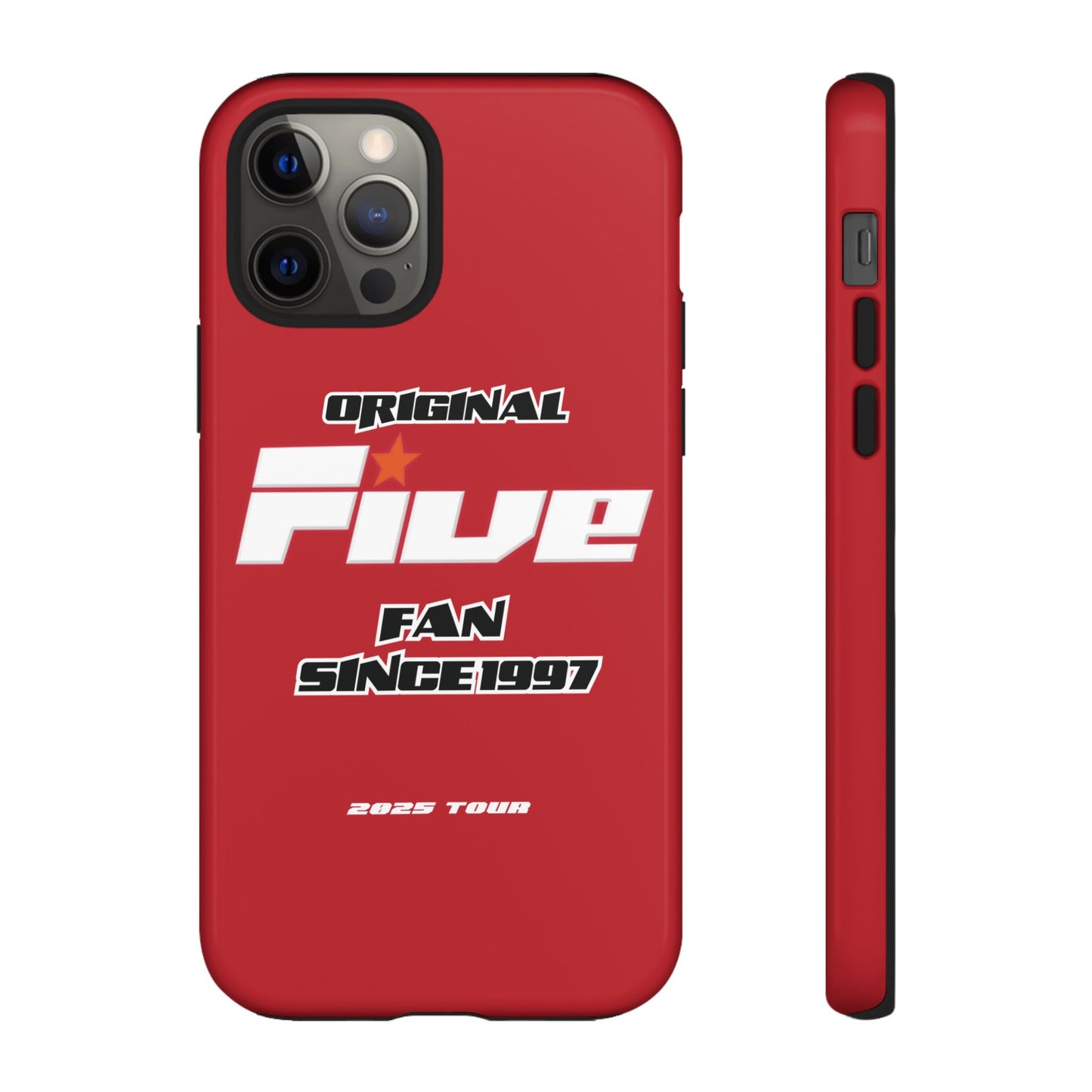 Original Five Fan Tough Case - 2025 Tour Edition unofficial Five boyband 5ive merchandise