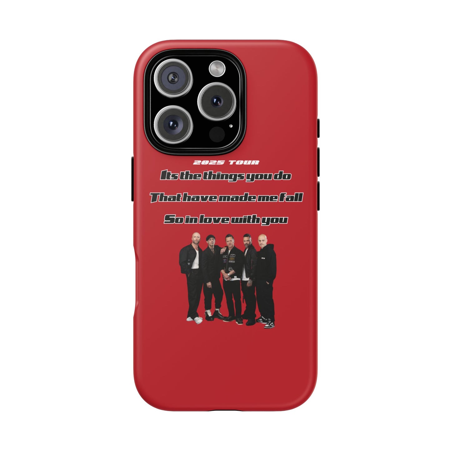 Original Five Fan Tough Case - 2025 Tour Edition unofficial Five boyband 5ive merchandise