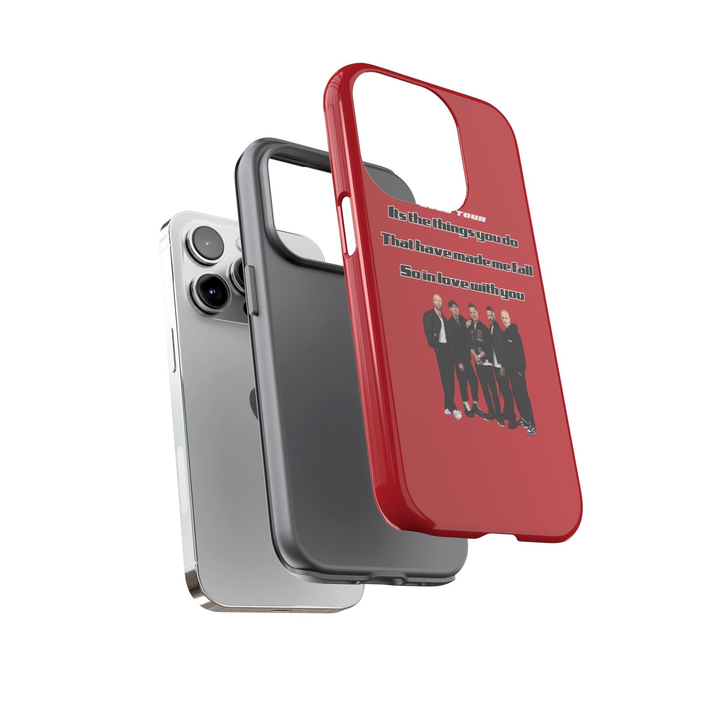 Original Five Fan Tough Case - 2025 Tour Edition unofficial Five boyband 5ive merchandise