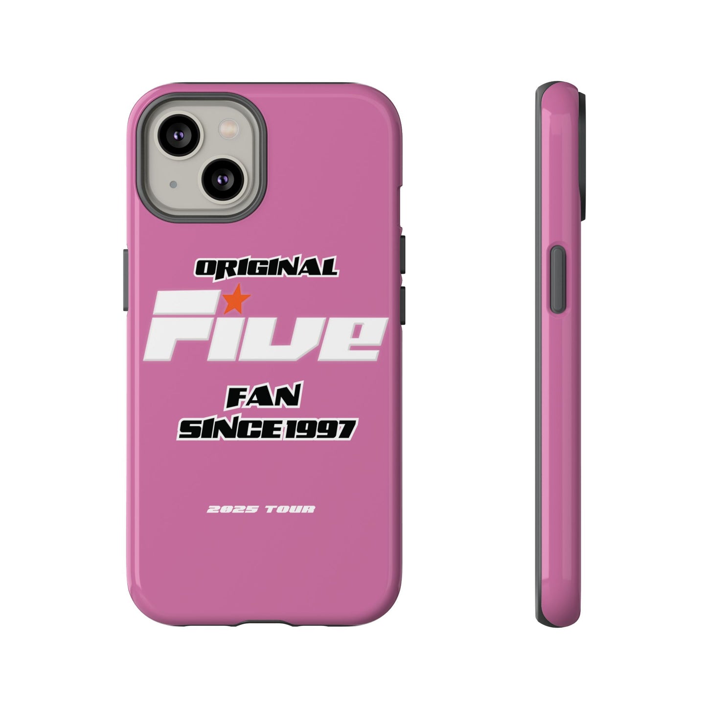 Original Five Fan Tough Case - 2025 Tour Edition unofficial Five boyband 5ive merchandise