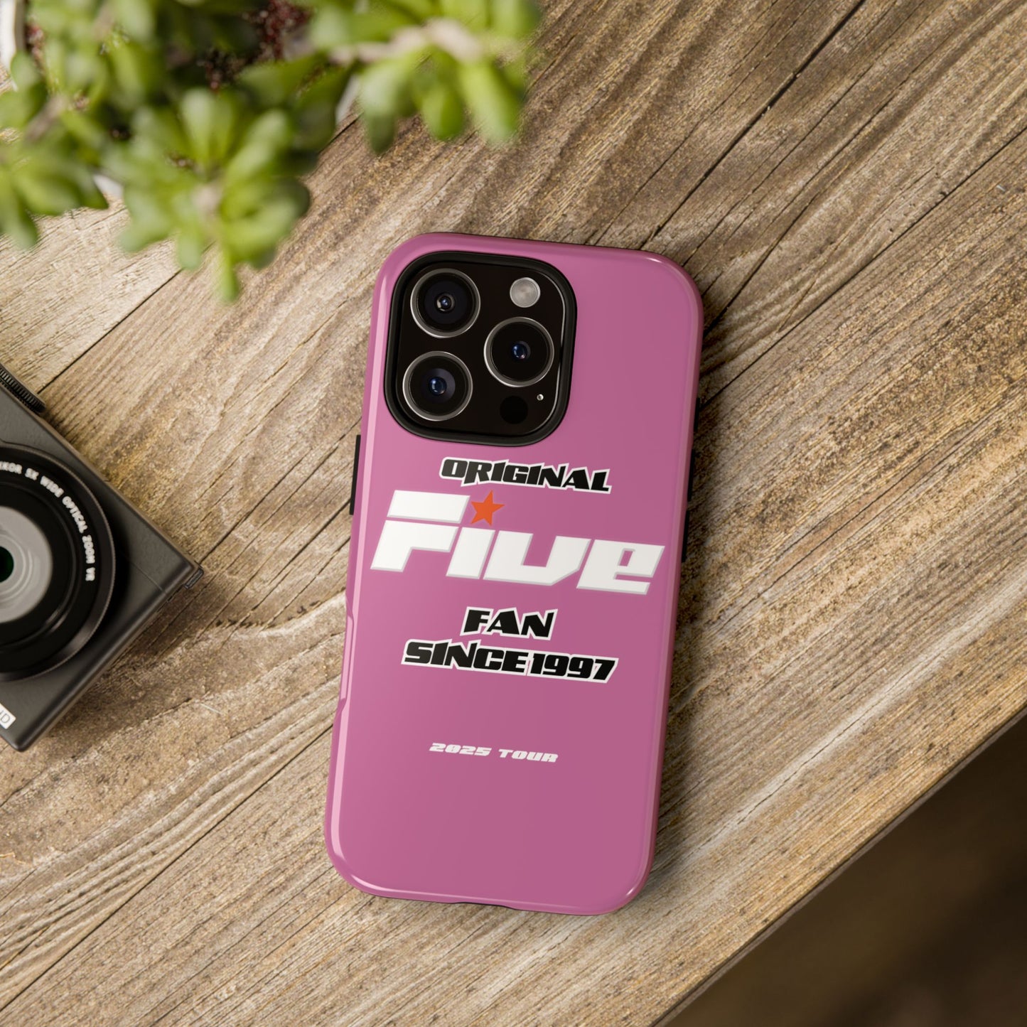 Original Five Fan Tough Case - 2025 Tour Edition unofficial Five boyband 5ive merchandise