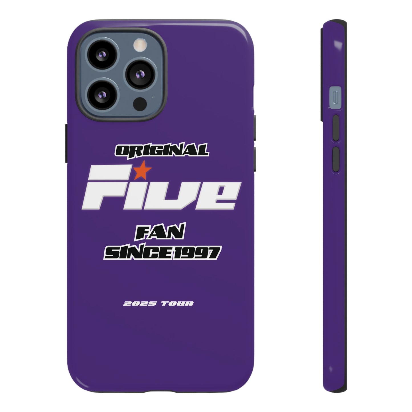 Original Five Fan Tough Case - 2025 Tour Edition unofficial Five boyband 5ive merchandise