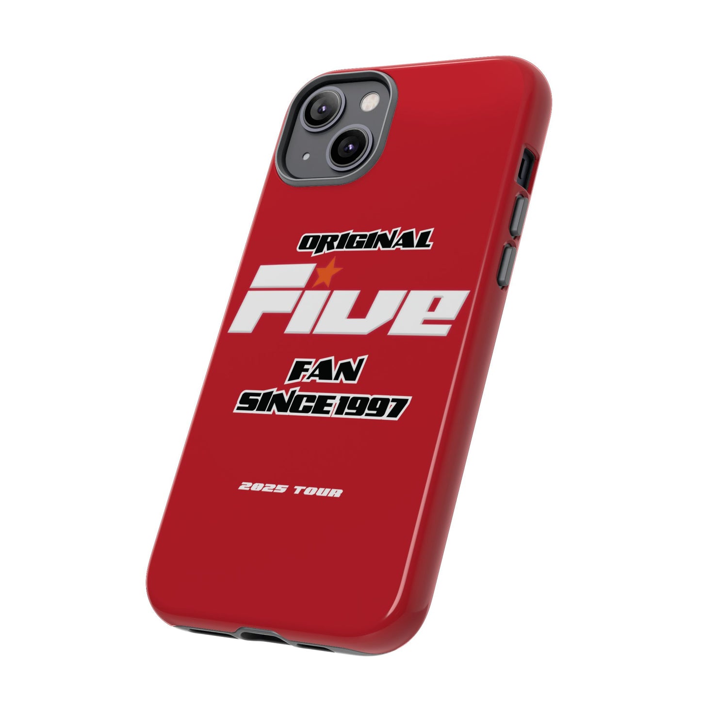 Original Five Fan Tough Case - 2025 Tour Edition unofficial Five boyband 5ive merchandise