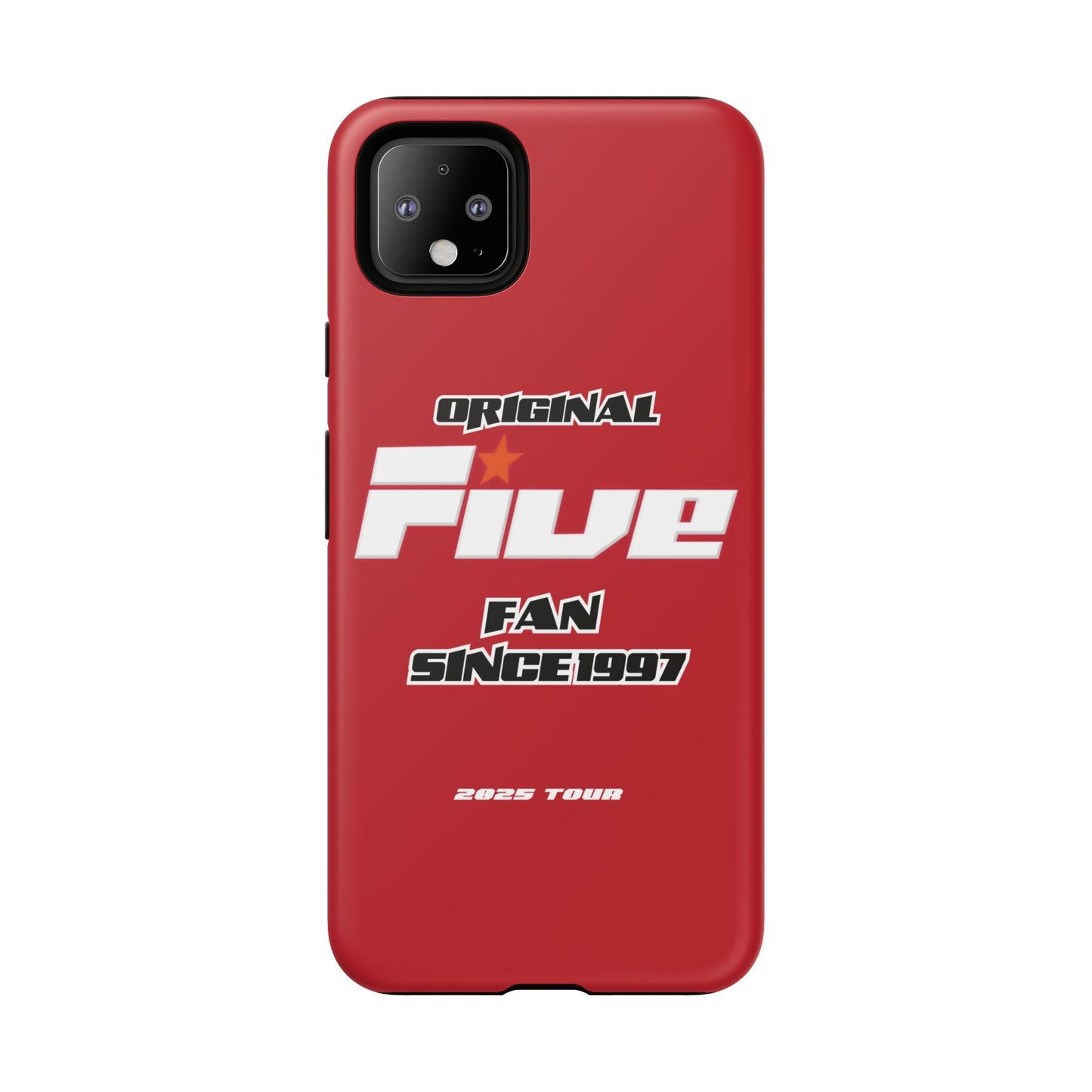 Original Five Fan Tough Case - 2025 Tour Edition unofficial Five boyband 5ive merchandise