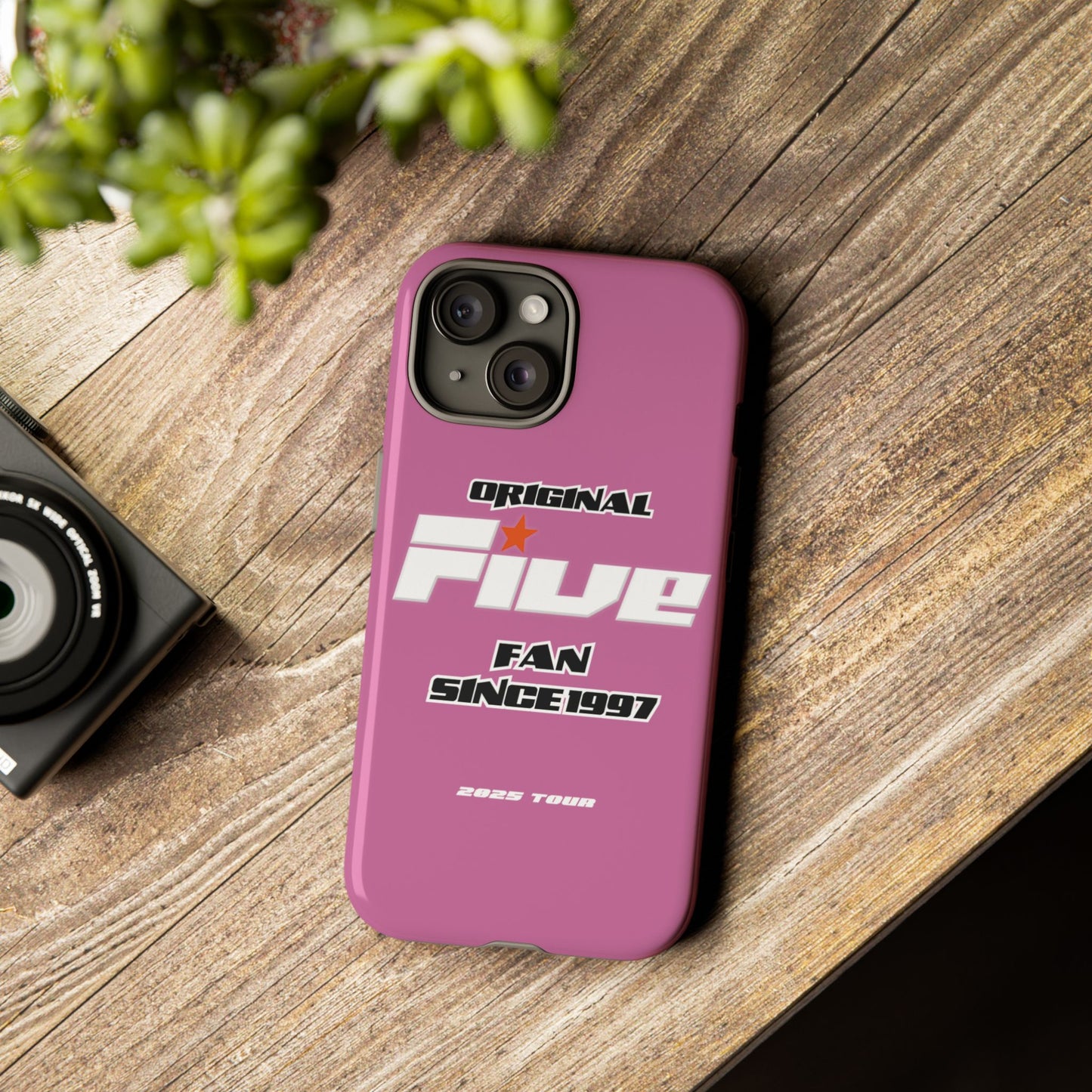 Original Five Fan Tough Case - 2025 Tour Edition unofficial Five boyband 5ive merchandise