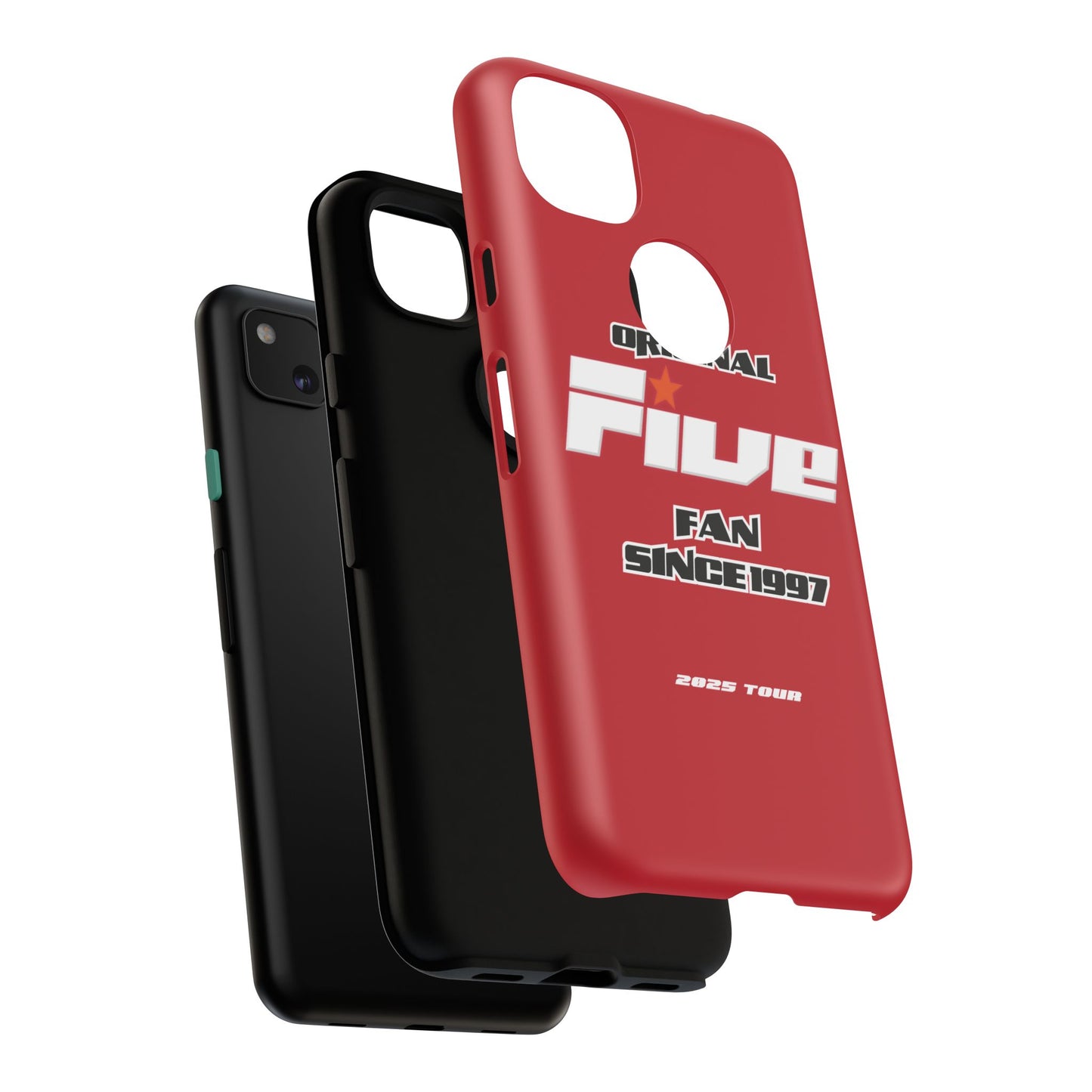 Original Five Fan Tough Case - 2025 Tour Edition unofficial Five boyband 5ive merchandise