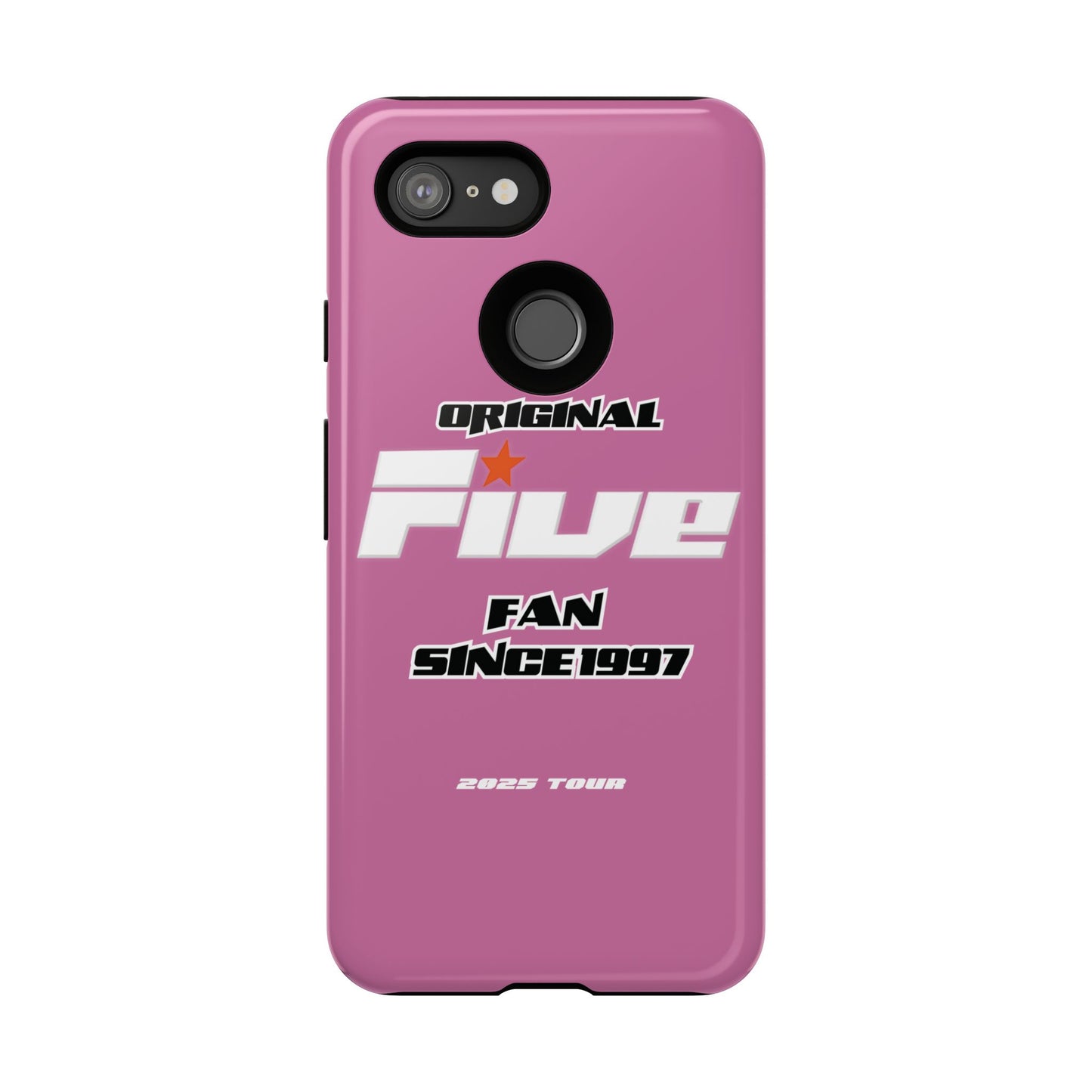 Original Five Fan Tough Case - 2025 Tour Edition unofficial Five boyband 5ive merchandise