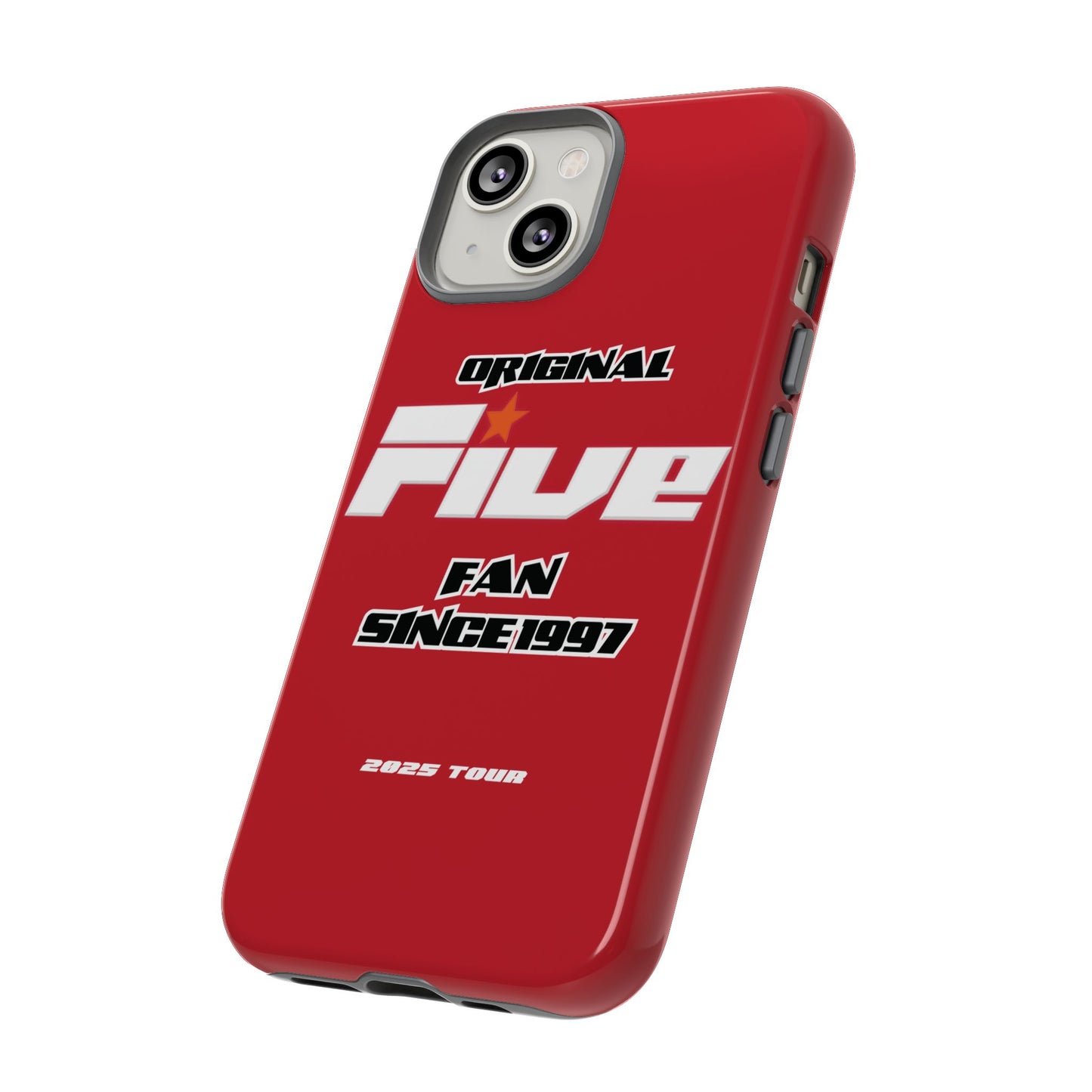 Original Five Fan Tough Case - 2025 Tour Edition unofficial Five boyband 5ive merchandise