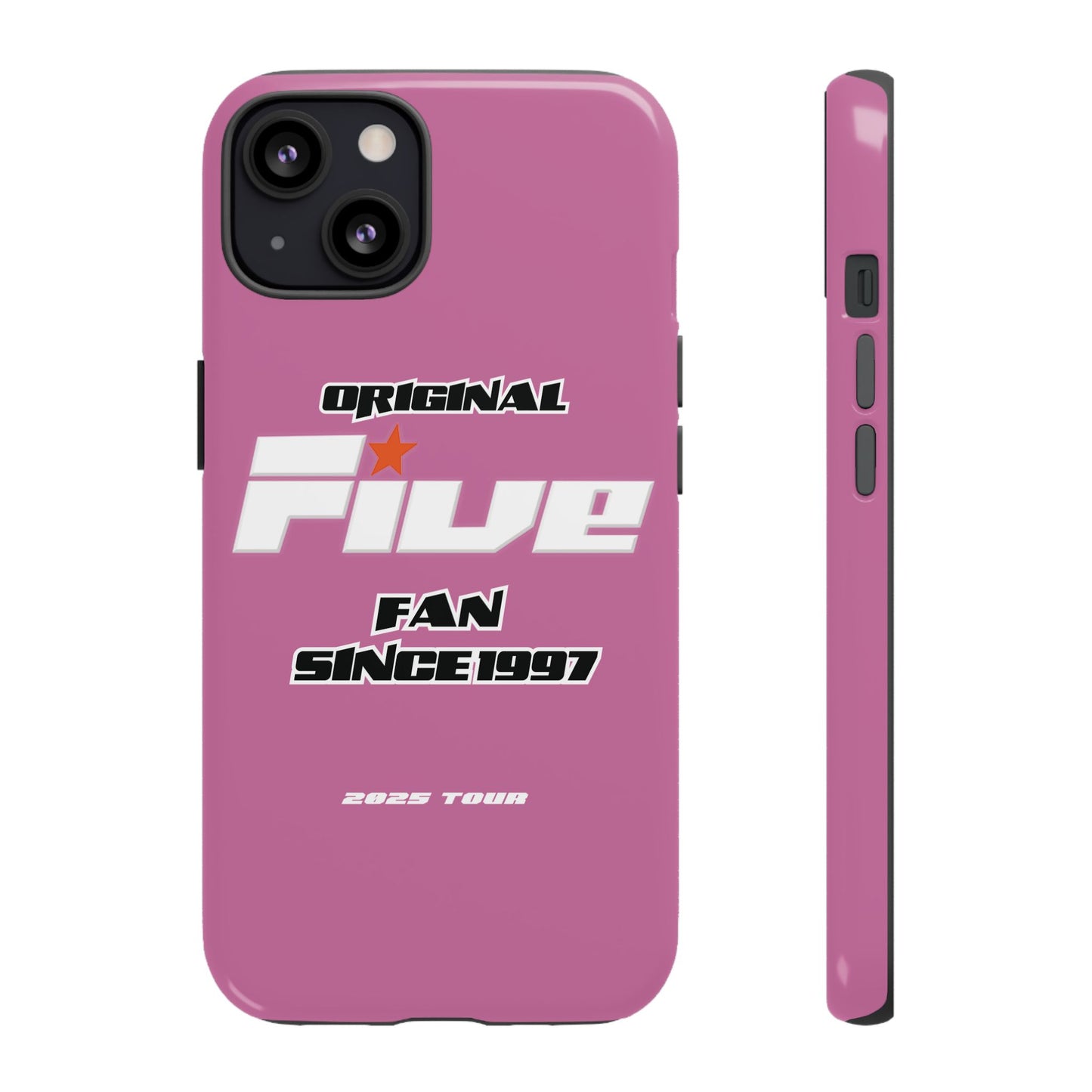 Original Five Fan Tough Case - 2025 Tour Edition unofficial Five boyband 5ive merchandise