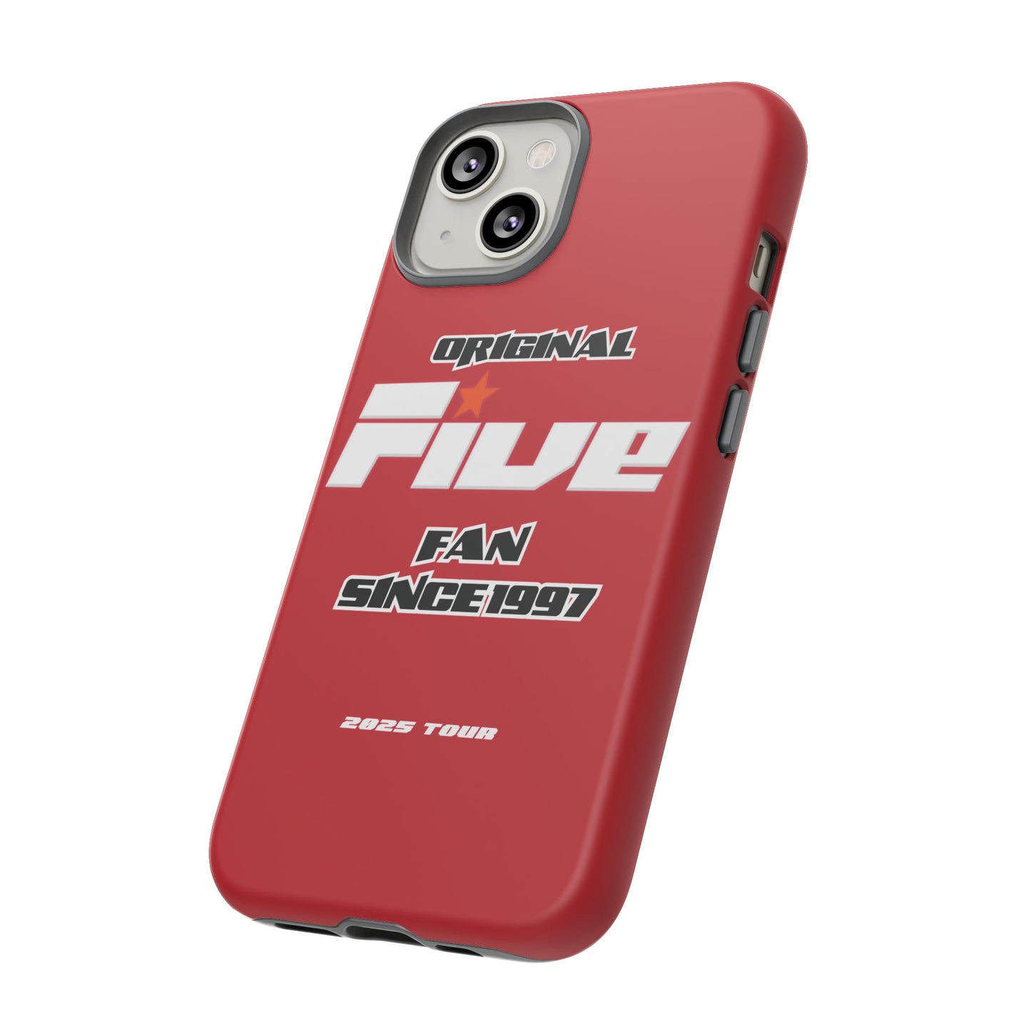 Original Five Fan Tough Case - 2025 Tour Edition unofficial Five boyband 5ive merchandise