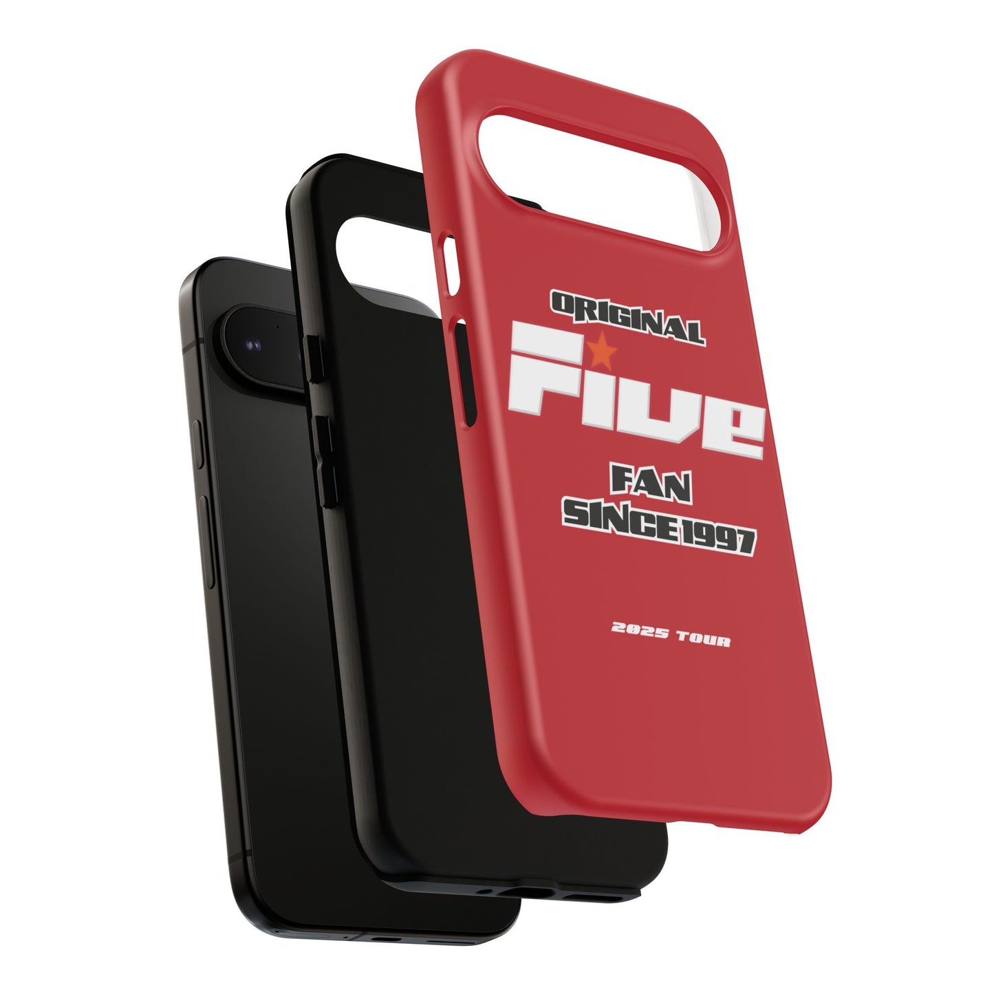 Original Five Fan Tough Case - 2025 Tour Edition unofficial Five boyband 5ive merchandise