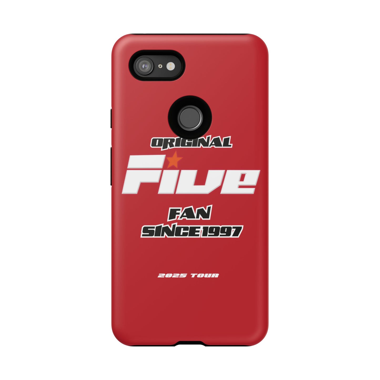 Original Five Fan Tough Case - 2025 Tour Edition unofficial Five boyband 5ive merchandise