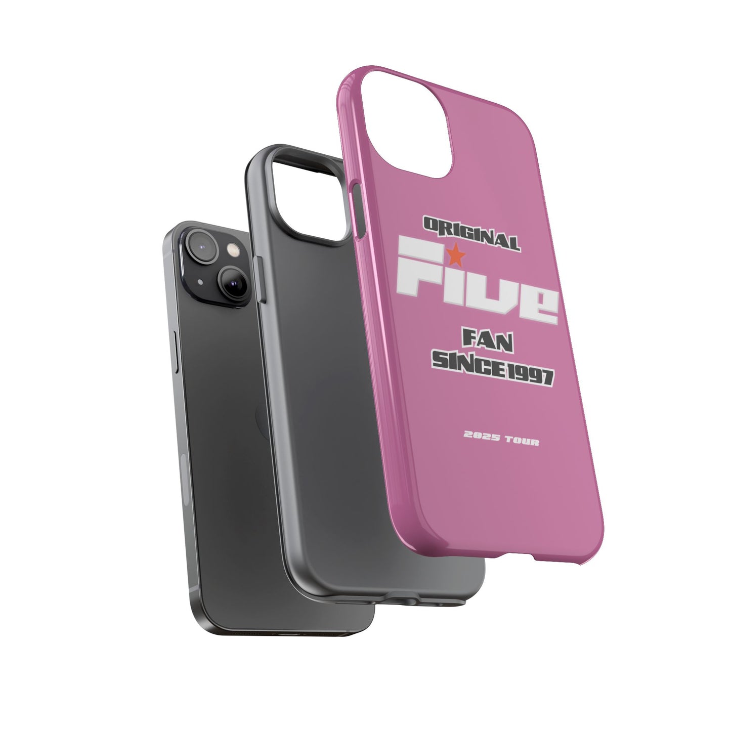 Original Five Fan Tough Case - 2025 Tour Edition unofficial Five boyband 5ive merchandise