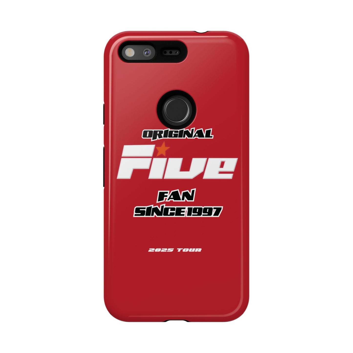 Original Five Fan Tough Case - 2025 Tour Edition unofficial Five boyband 5ive merchandise