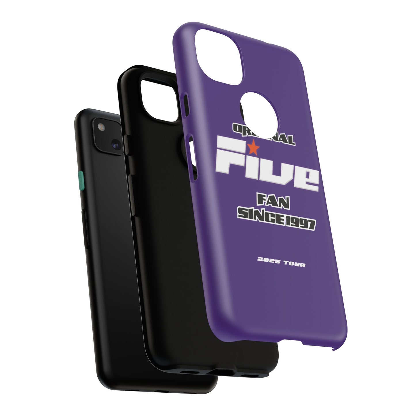 Original Five Fan Tough Case - 2025 Tour Edition unofficial Five boyband 5ive merchandise