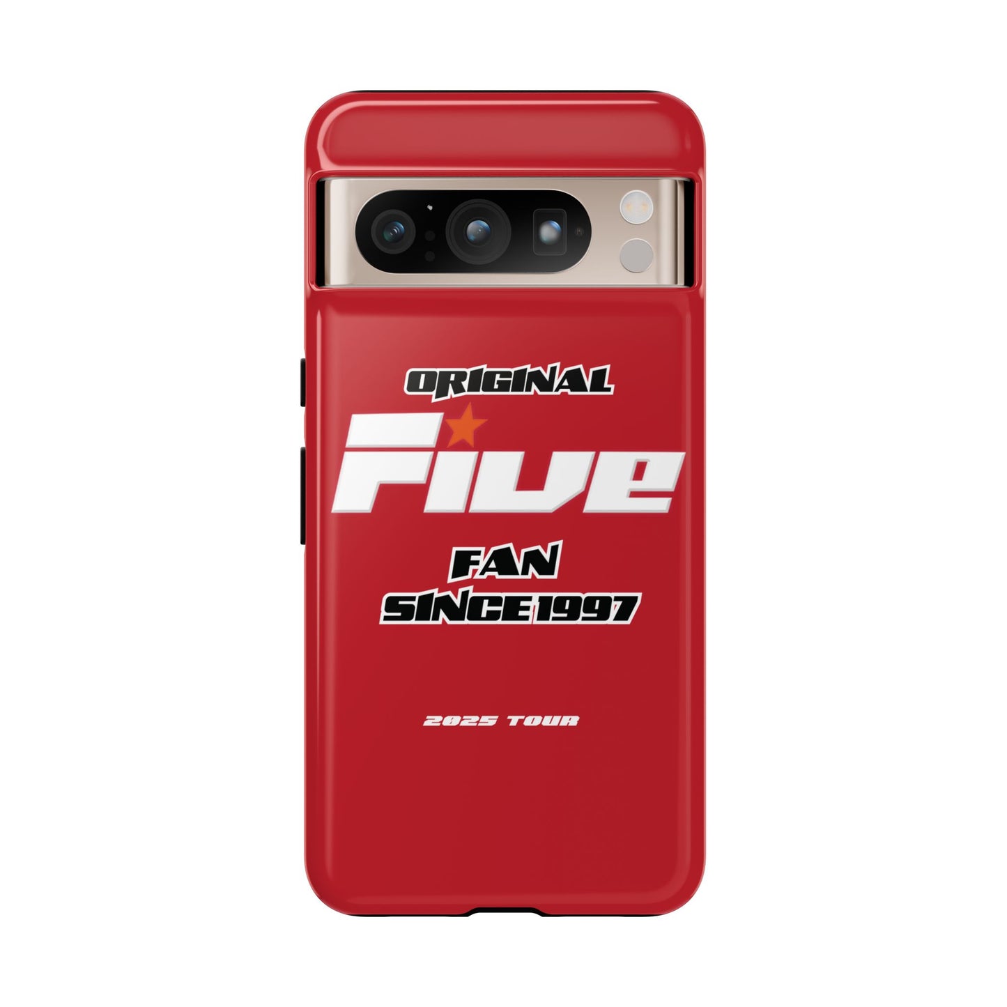 Original Five Fan Tough Case - 2025 Tour Edition unofficial Five boyband 5ive merchandise