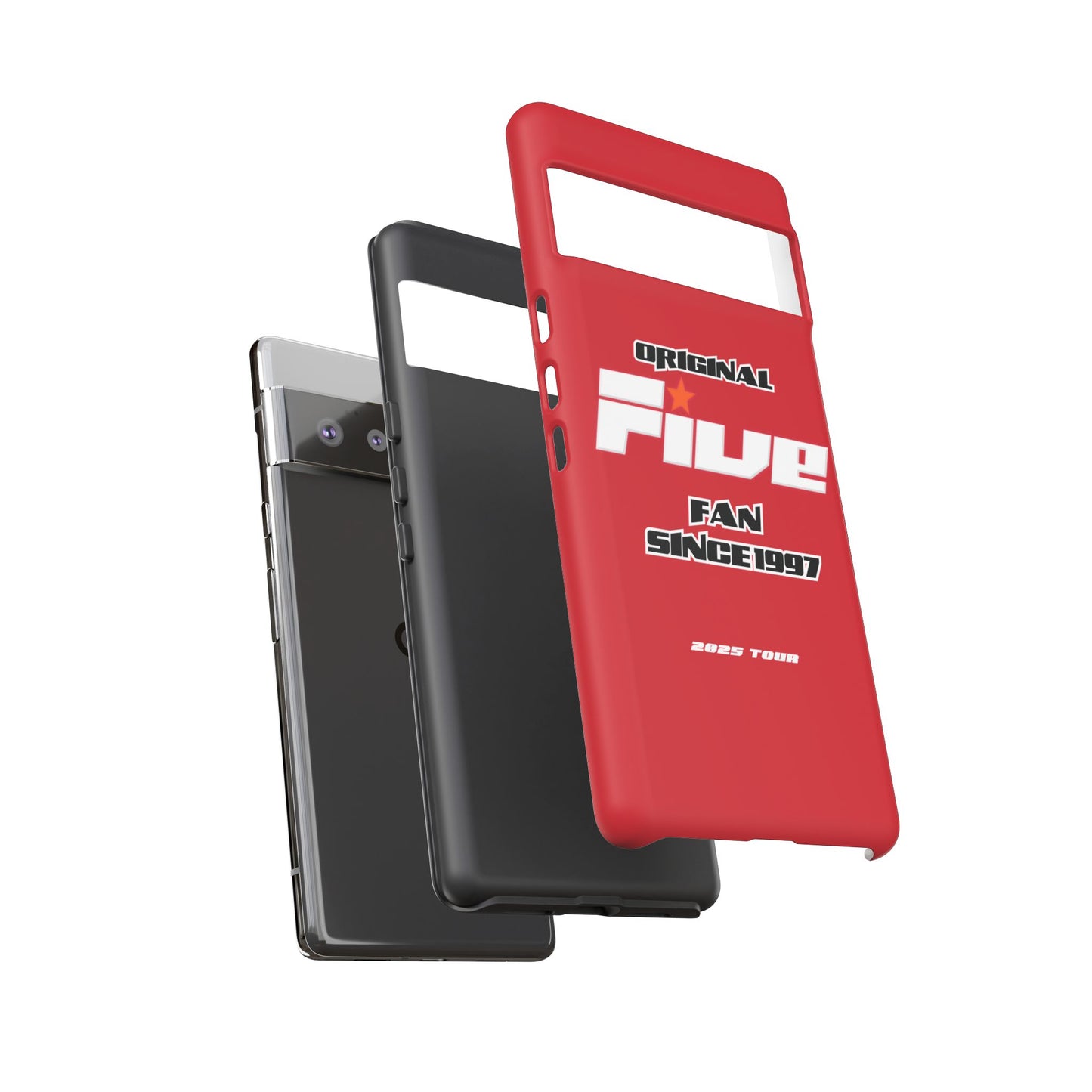 Original Five Fan Tough Case - 2025 Tour Edition unofficial Five boyband 5ive merchandise