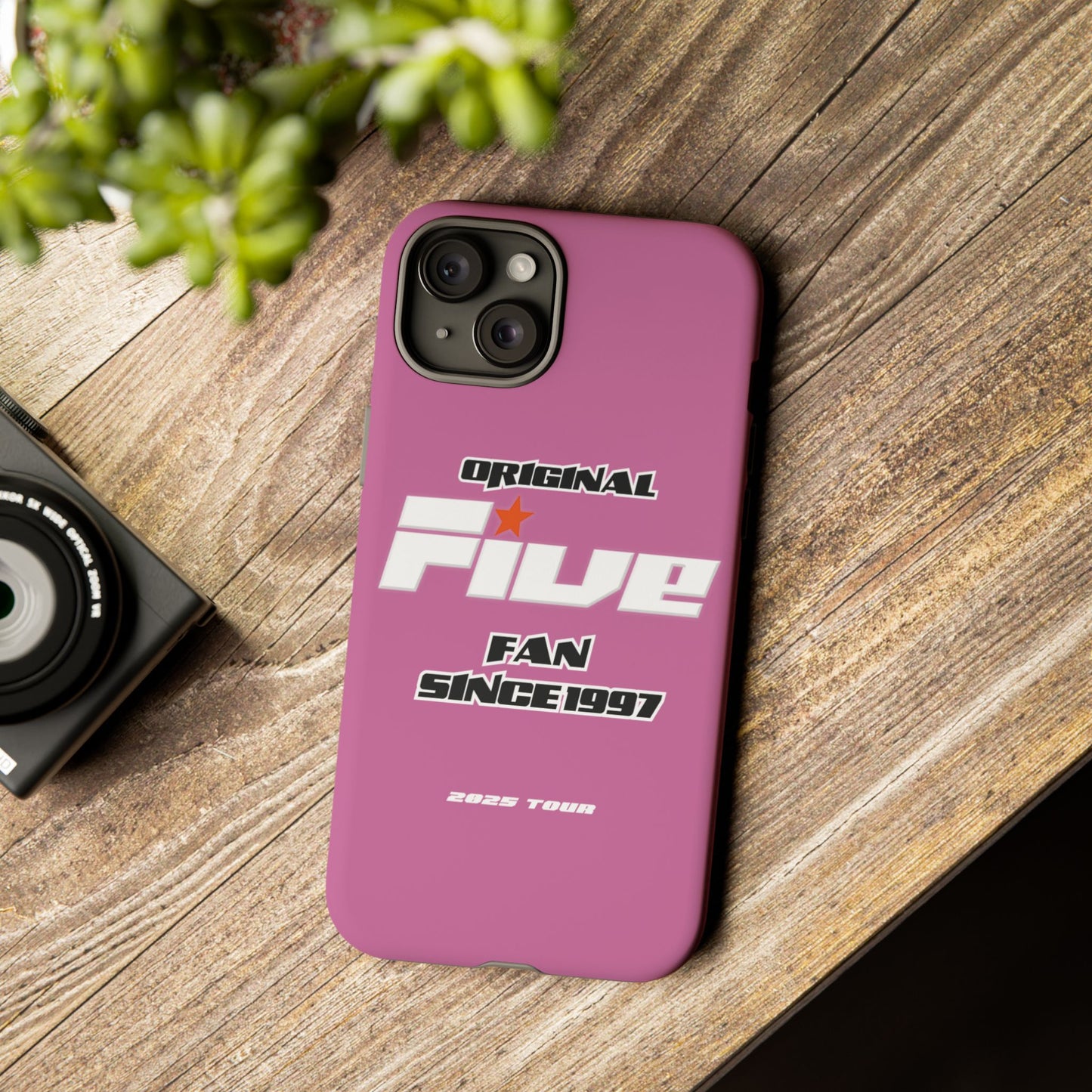 Original Five Fan Tough Case - 2025 Tour Edition unofficial Five boyband 5ive merchandise