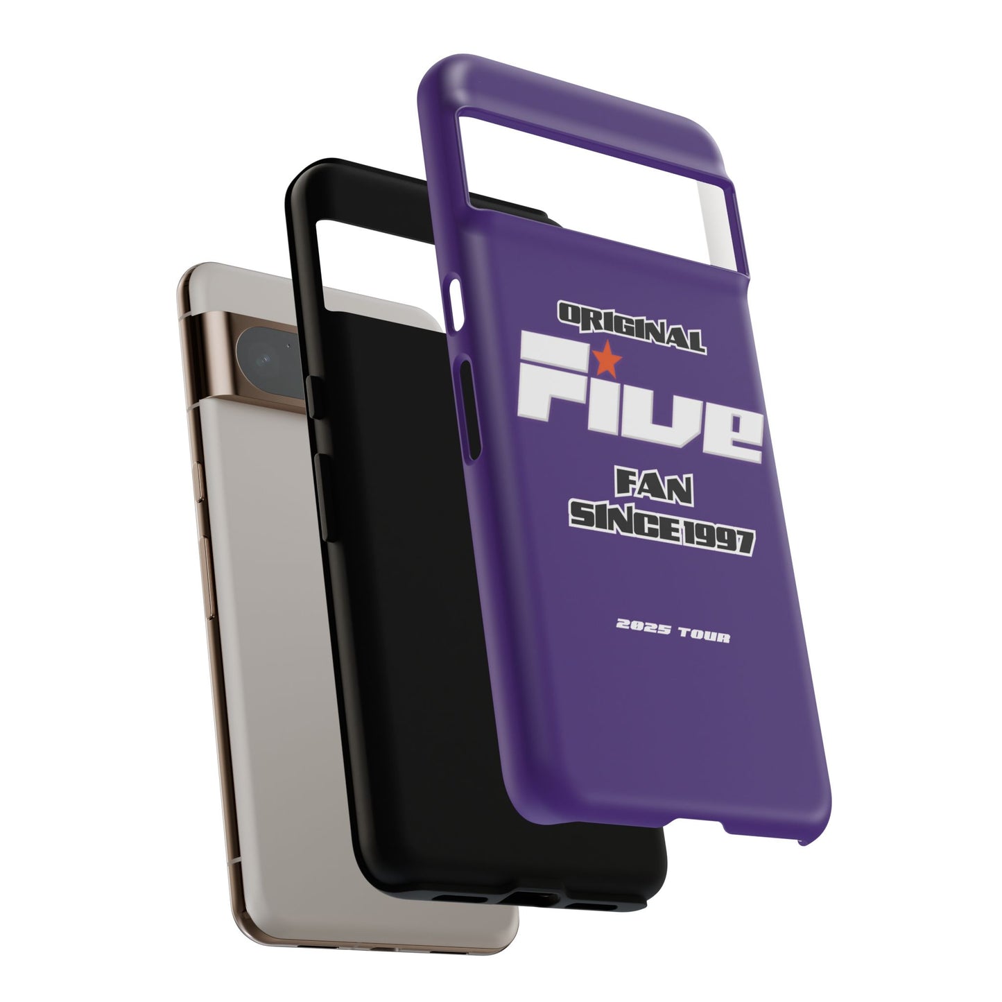 Original Five Fan Tough Case - 2025 Tour Edition unofficial Five boyband 5ive merchandise