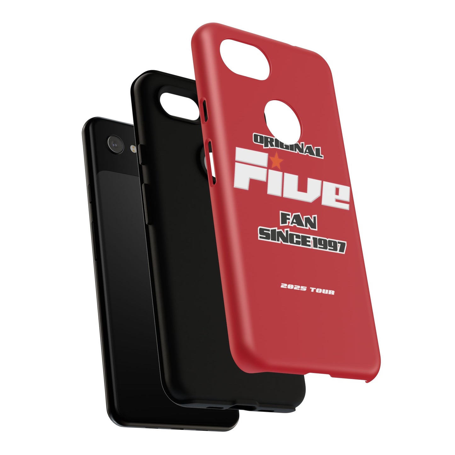 Original Five Fan Tough Case - 2025 Tour Edition unofficial Five boyband 5ive merchandise